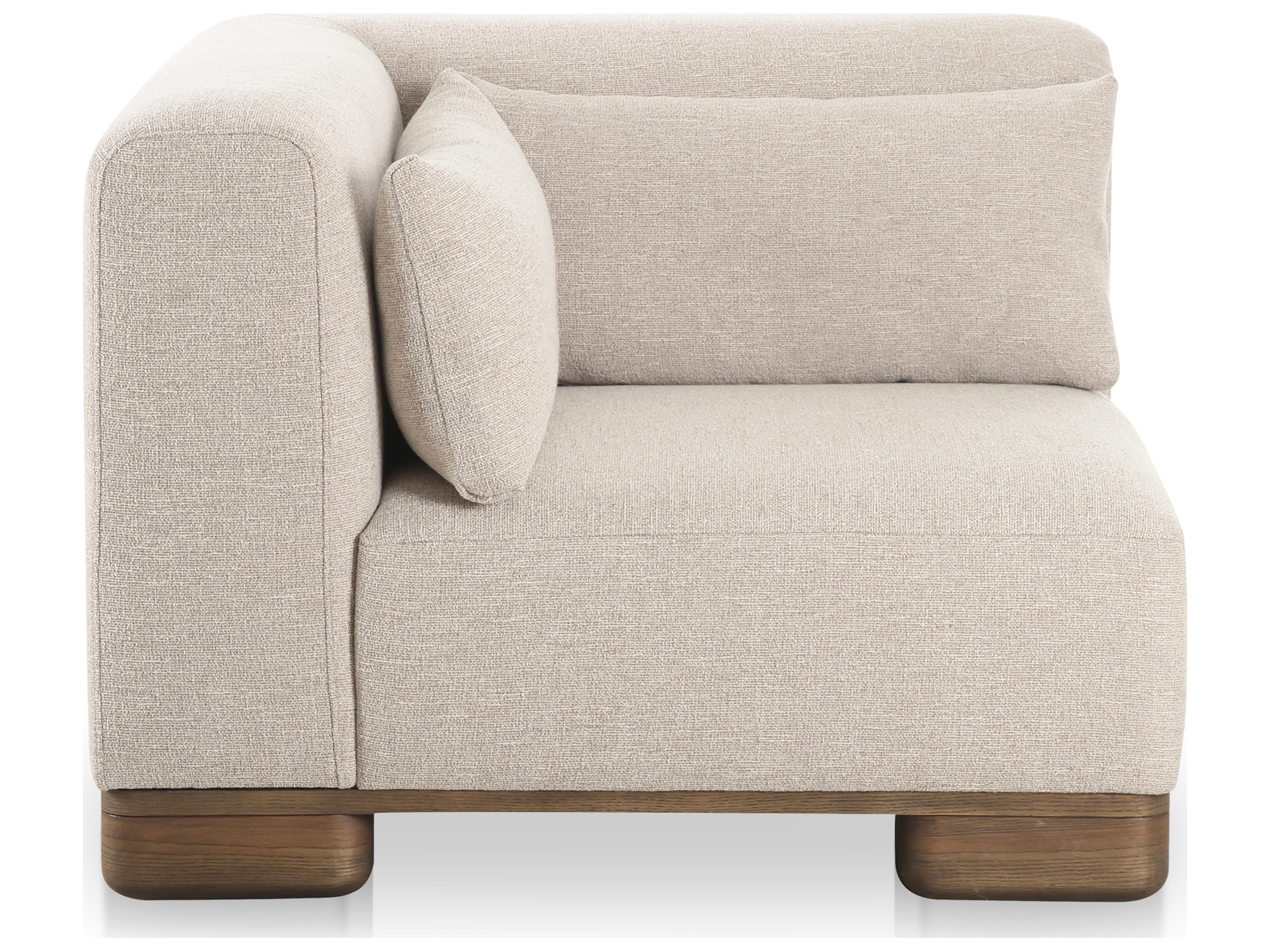 Moe's Home June Corner Chair Oatmeal