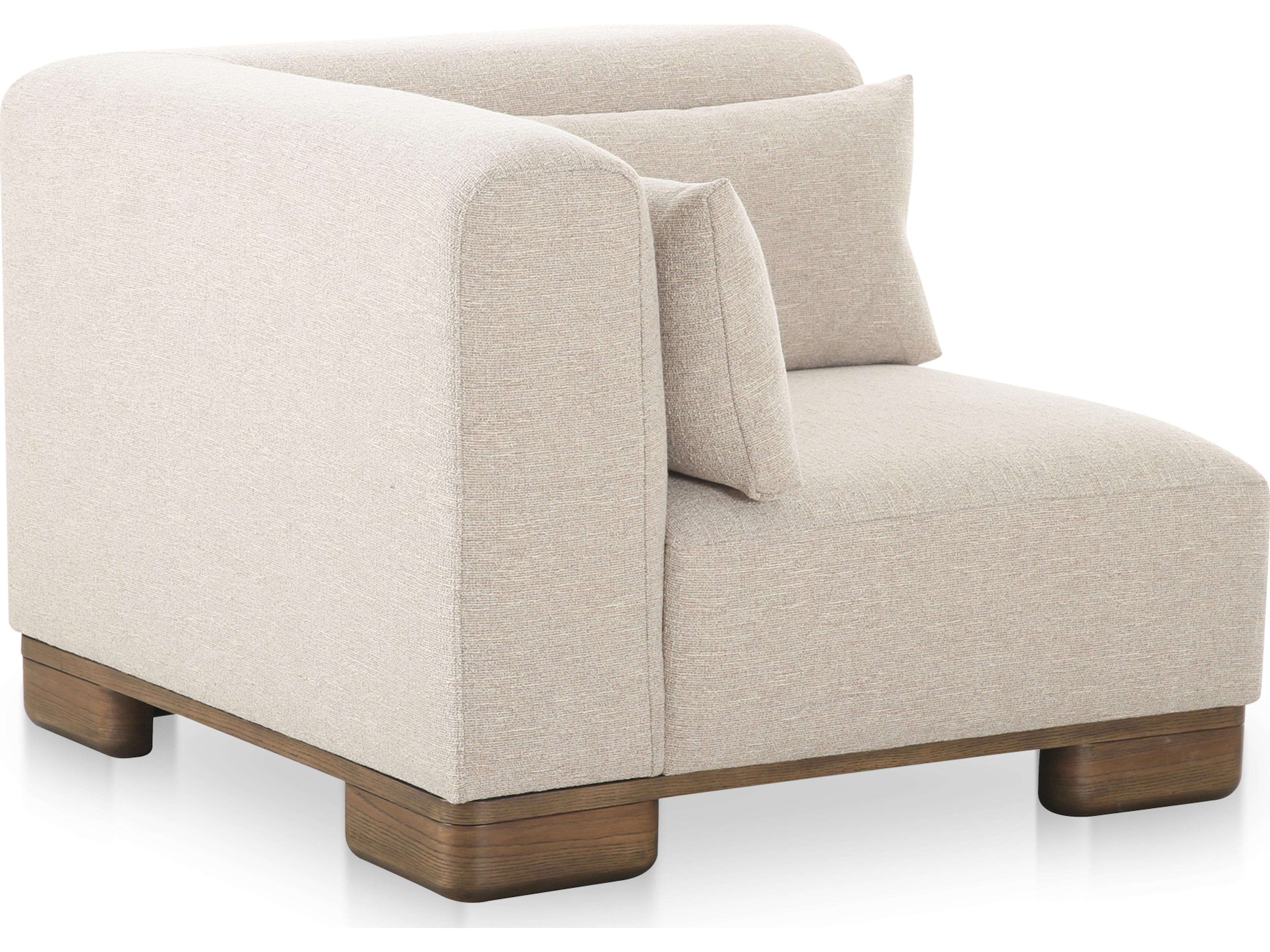 Moe's Home June Corner Chair Oatmeal