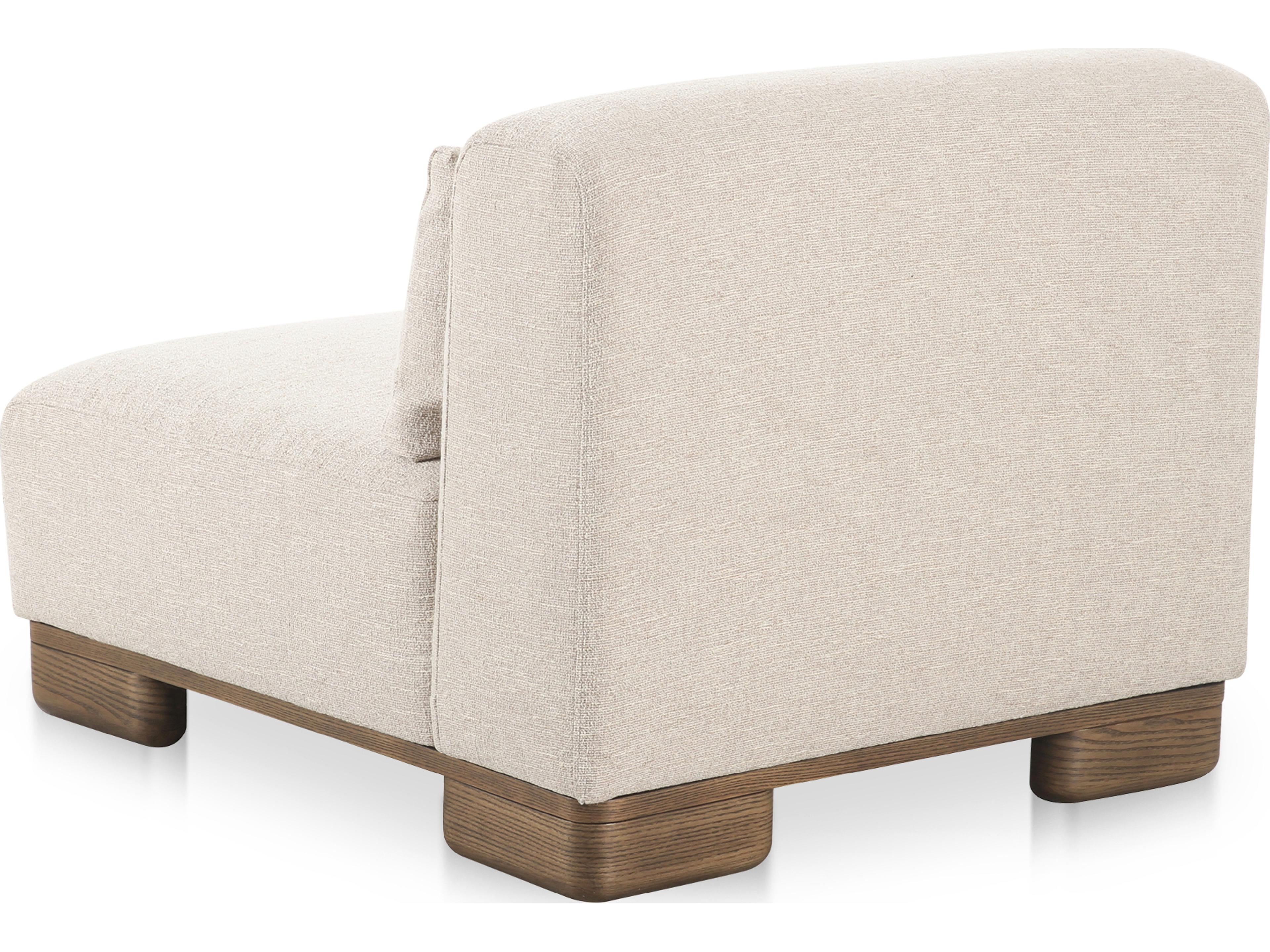 Moe's Home June Slipper Chair Oatmeal