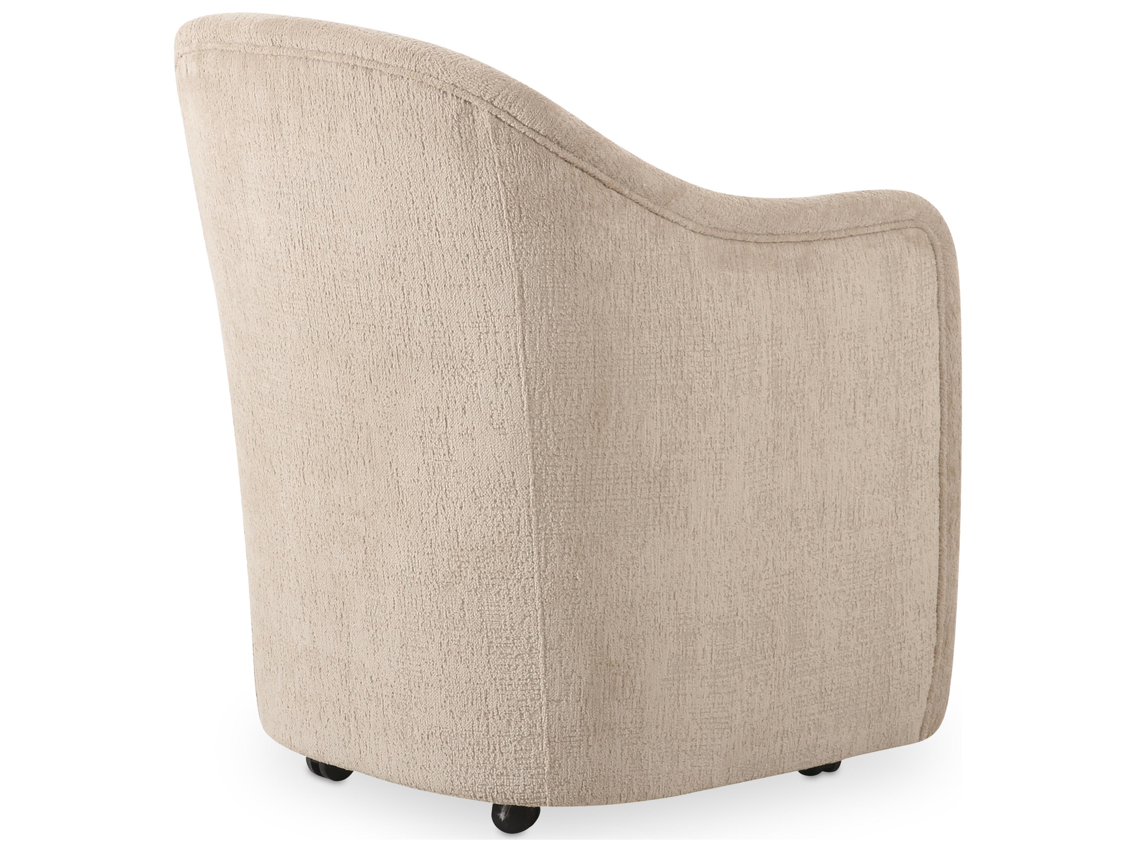 Moe's Home Drava Rolling Dining Chair Beige