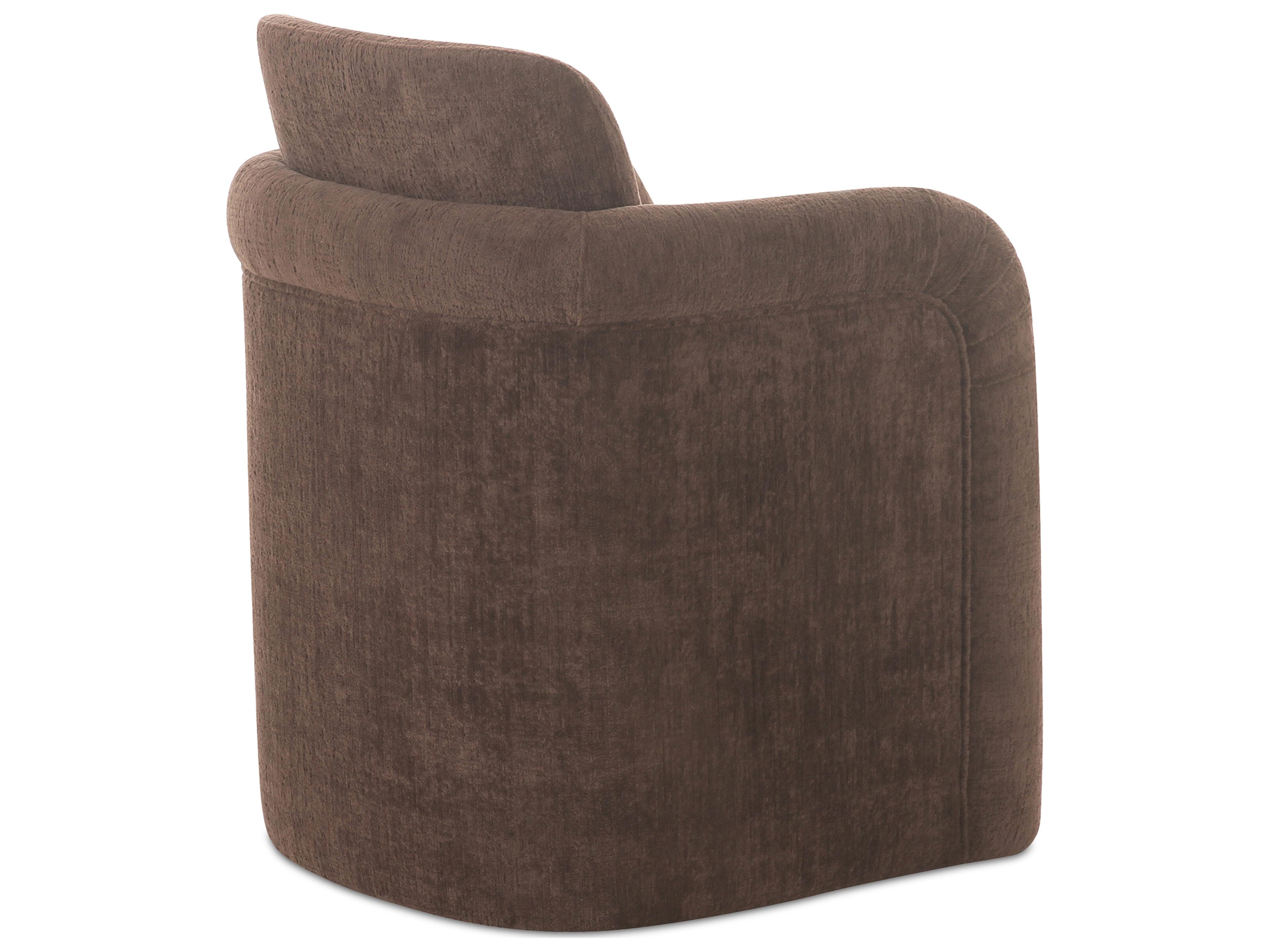 Moe's Home Mesto Rolling Dining Chair Dark Brown