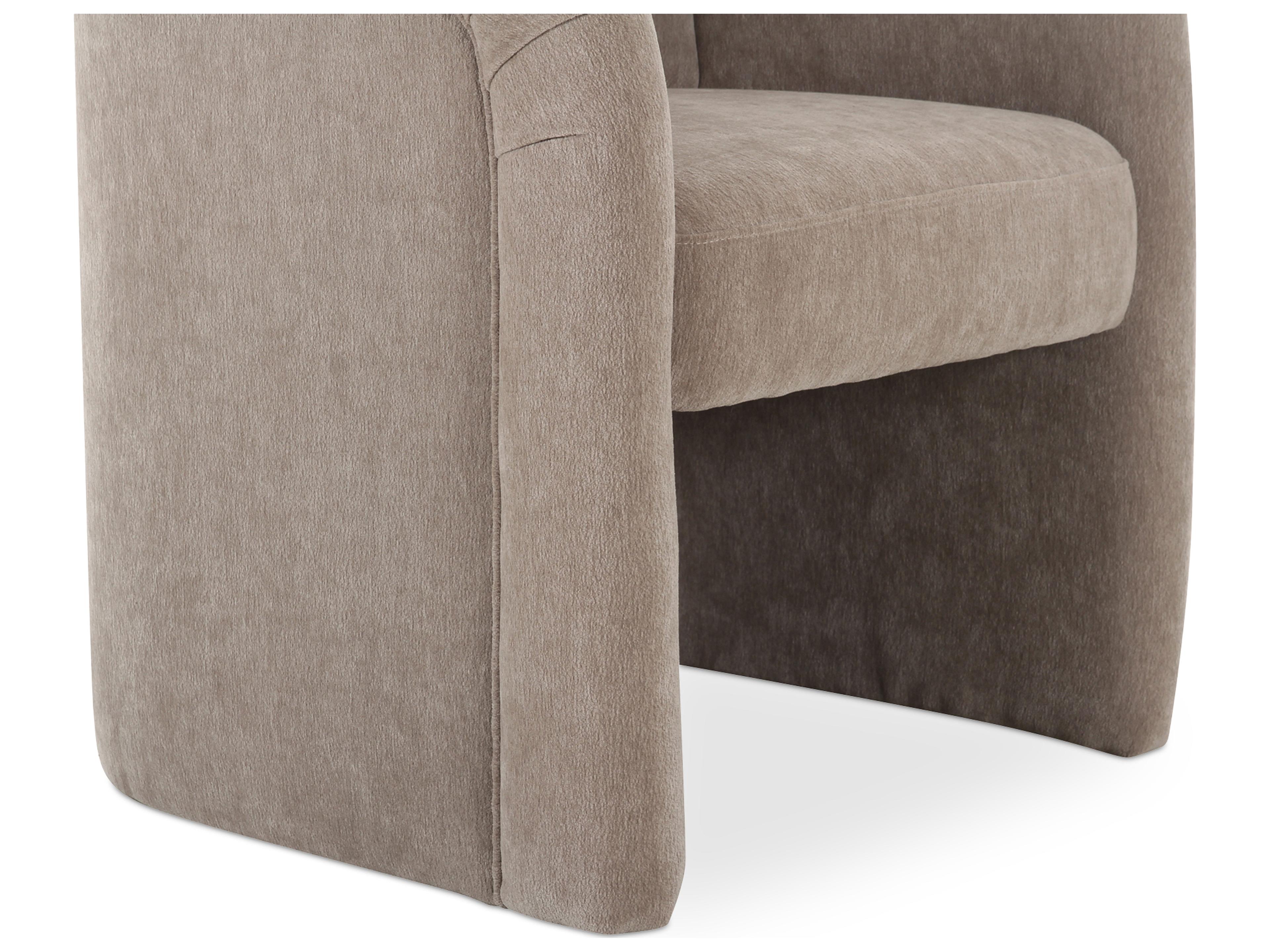 Moe's Home Mesto Rolling Dining Chair Taupe