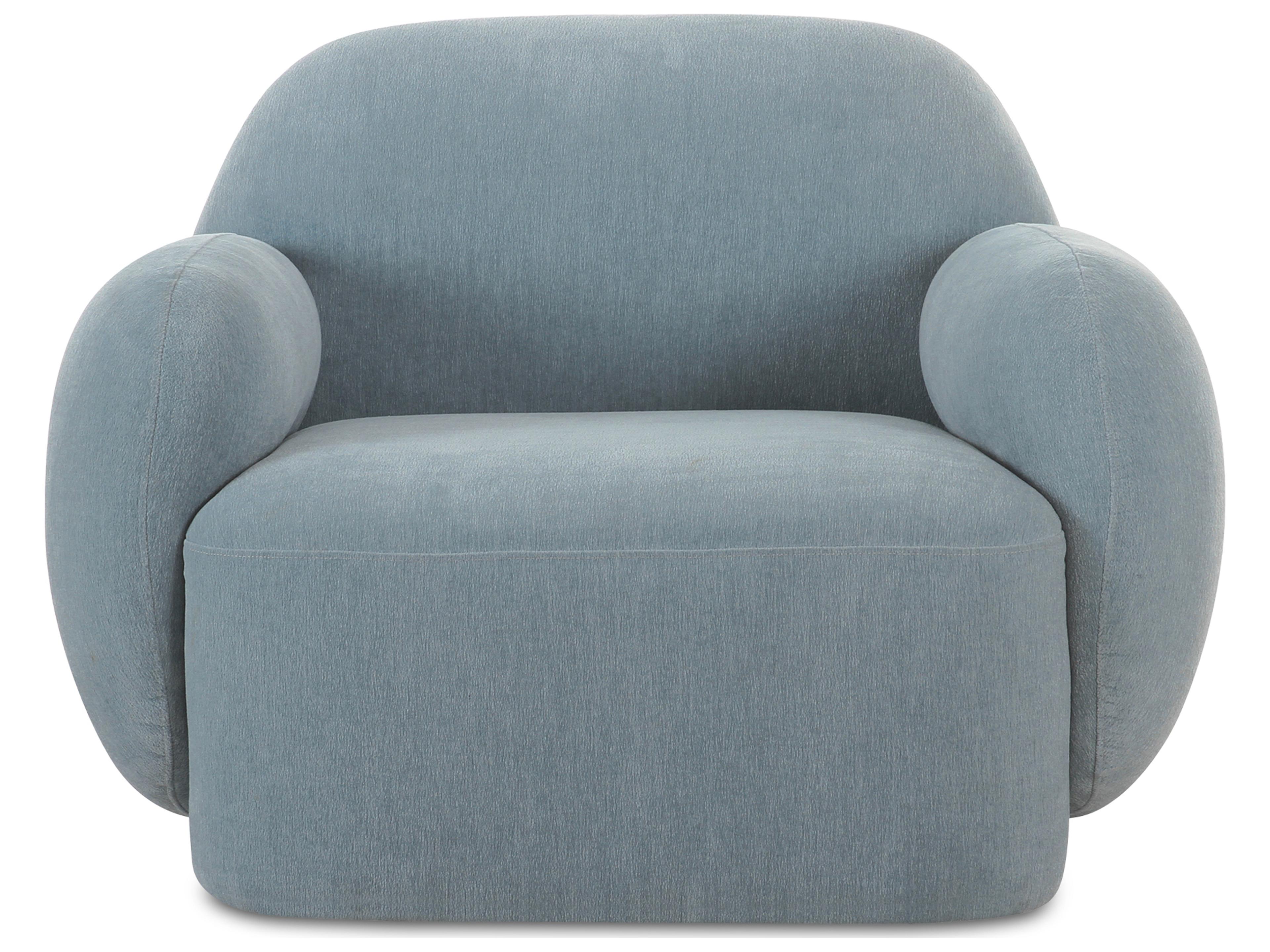 Moe's Home Hazel Lounge Chair Light Blue