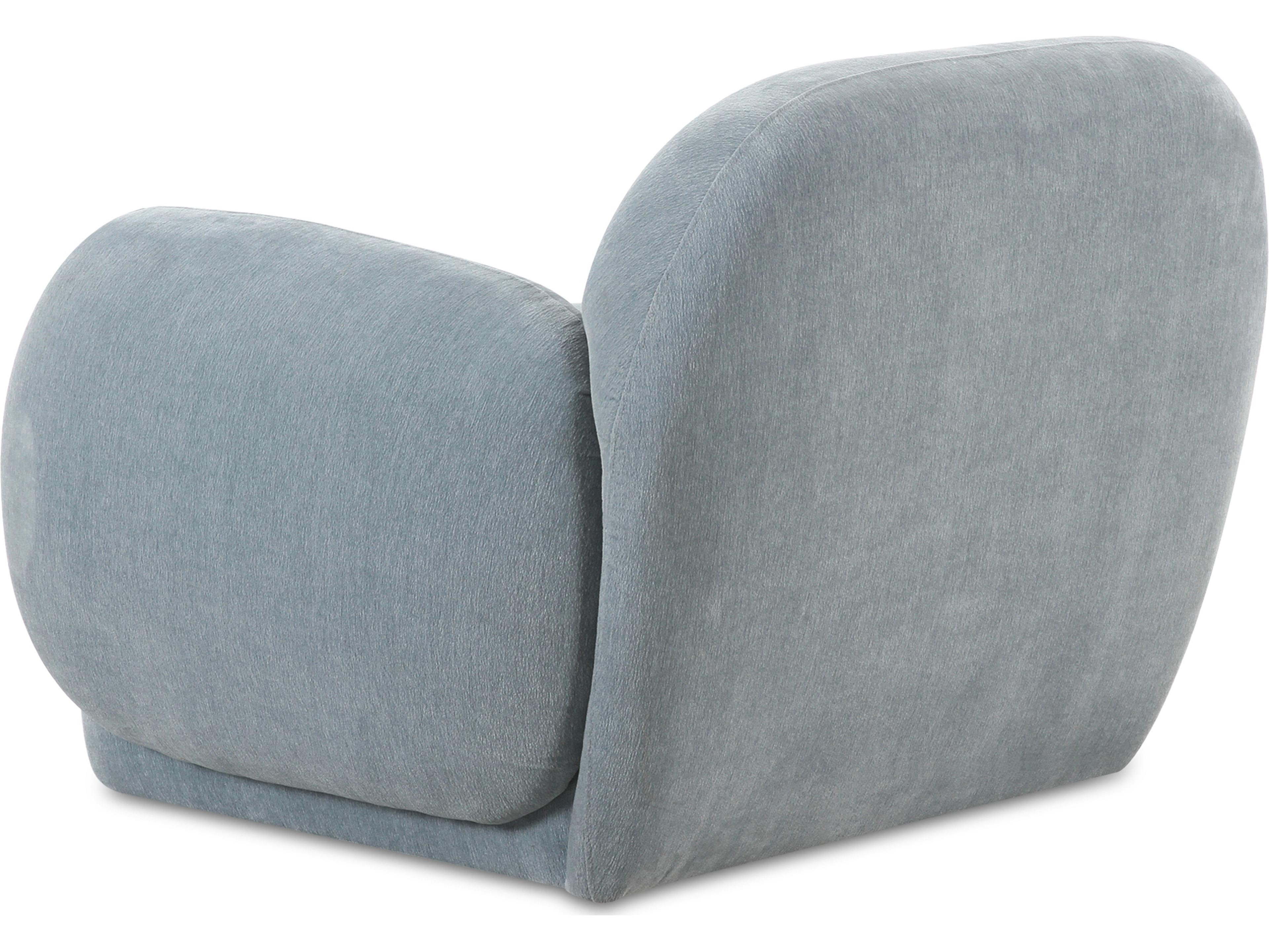 Moe's Home Hazel Lounge Chair Light Blue