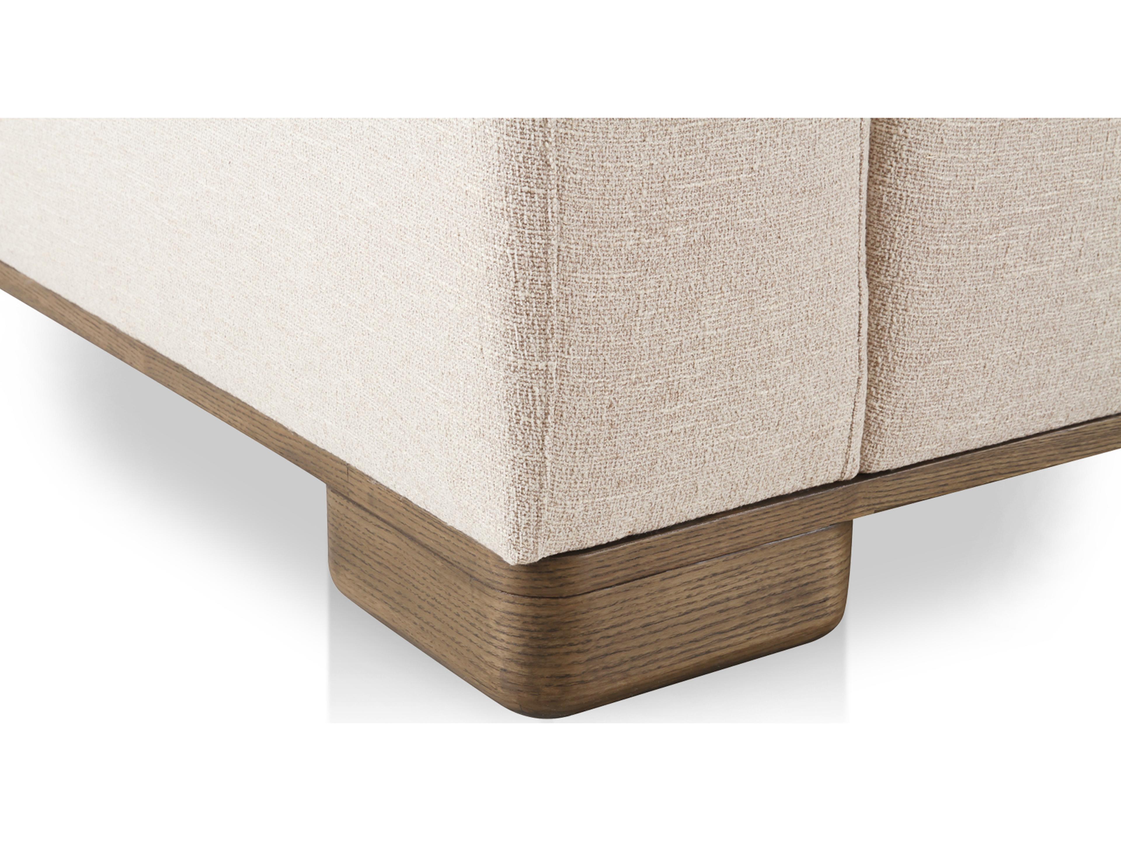 Moe's Home June Beige Upholstered Sofa