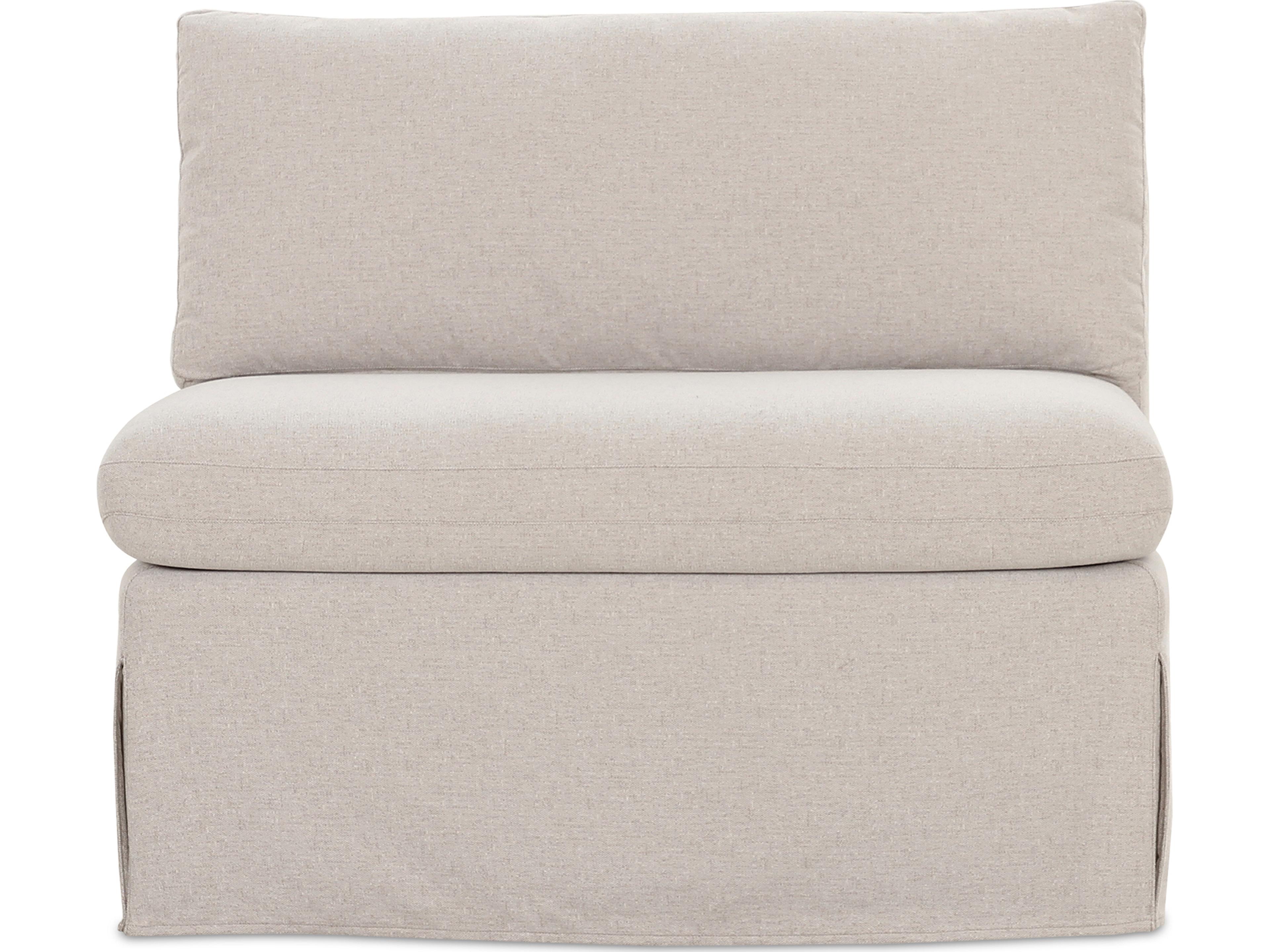 Fable Beige Upholstered Armless Dining Chair