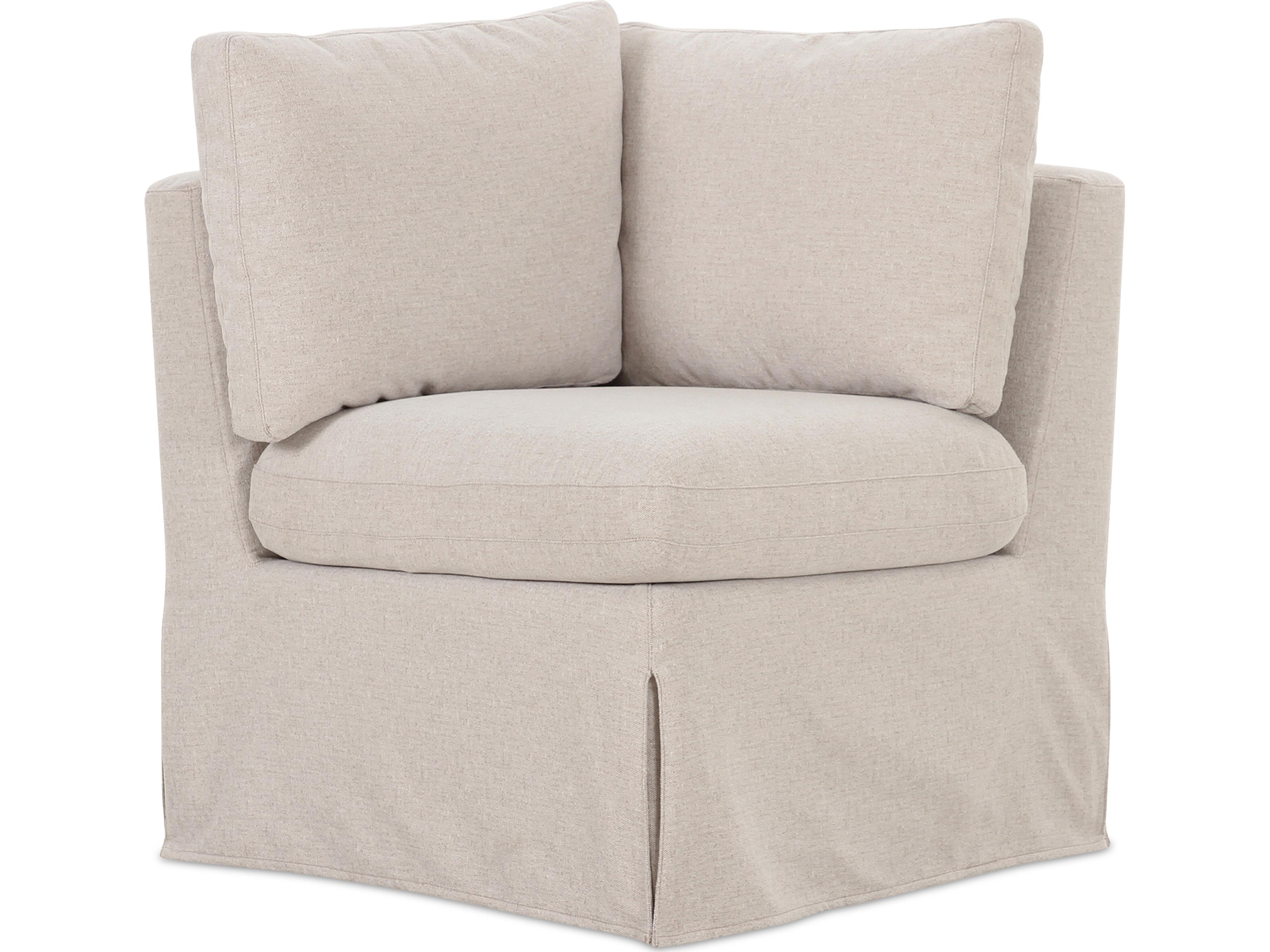 Fable Beige Upholstered Armless Dining Chair