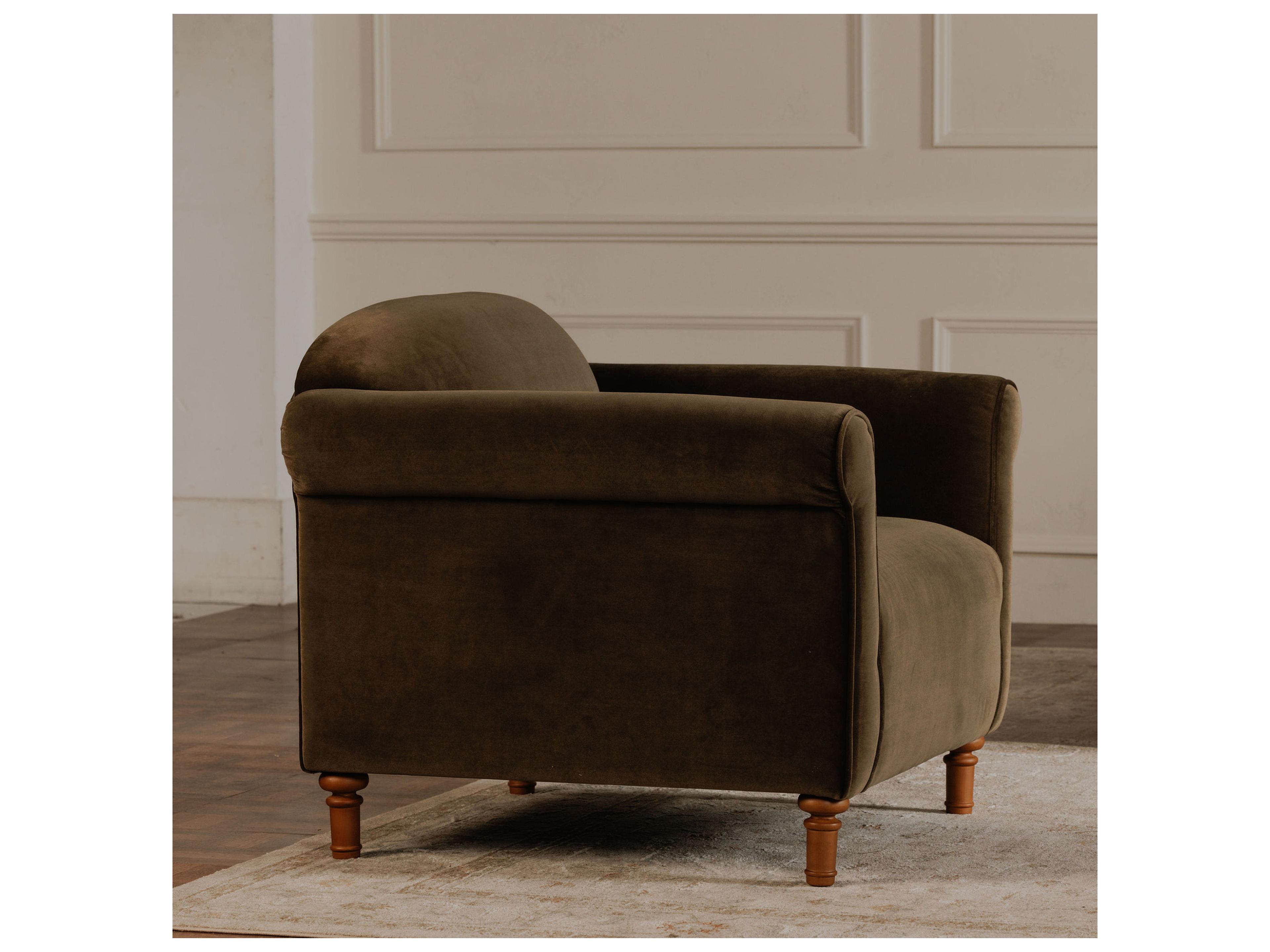 Moe's Home Harmony Green Accent Chair