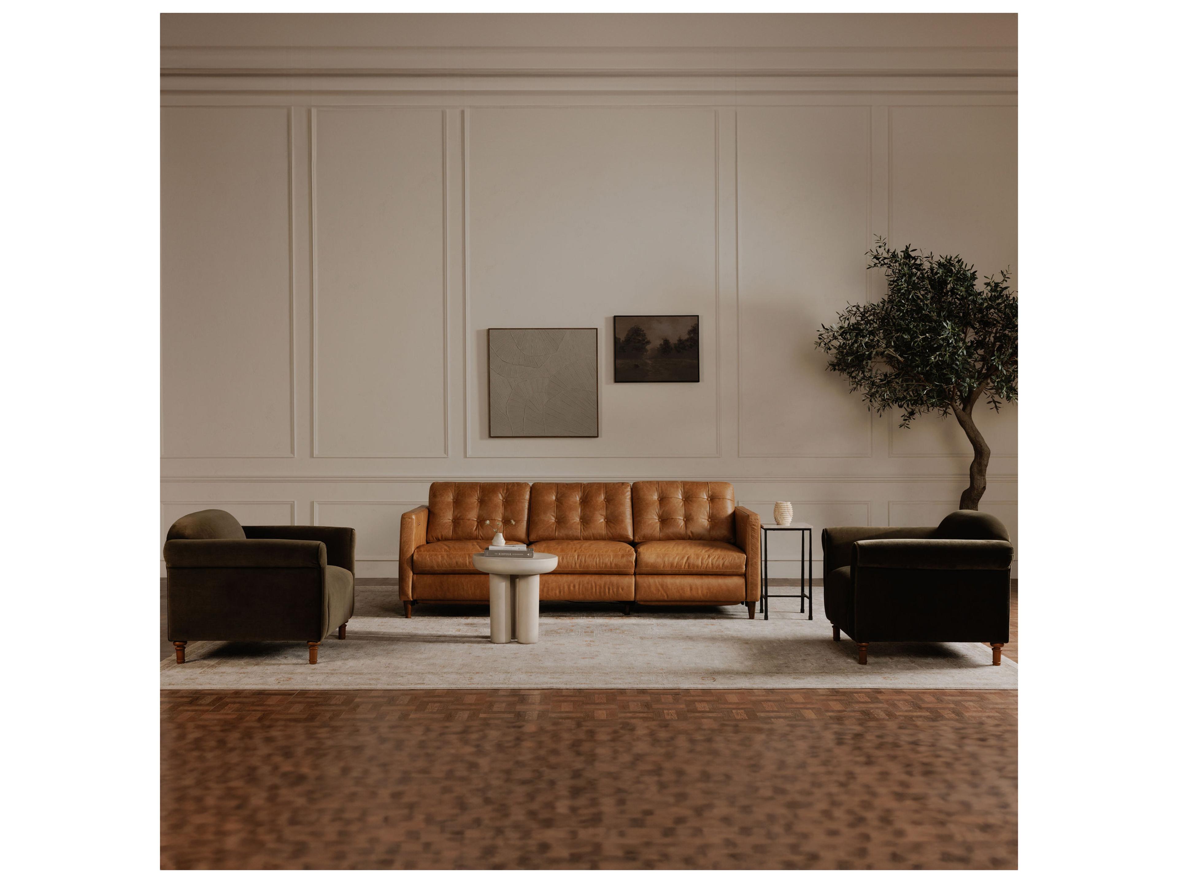 Moe's Home Harmony Green Accent Chair