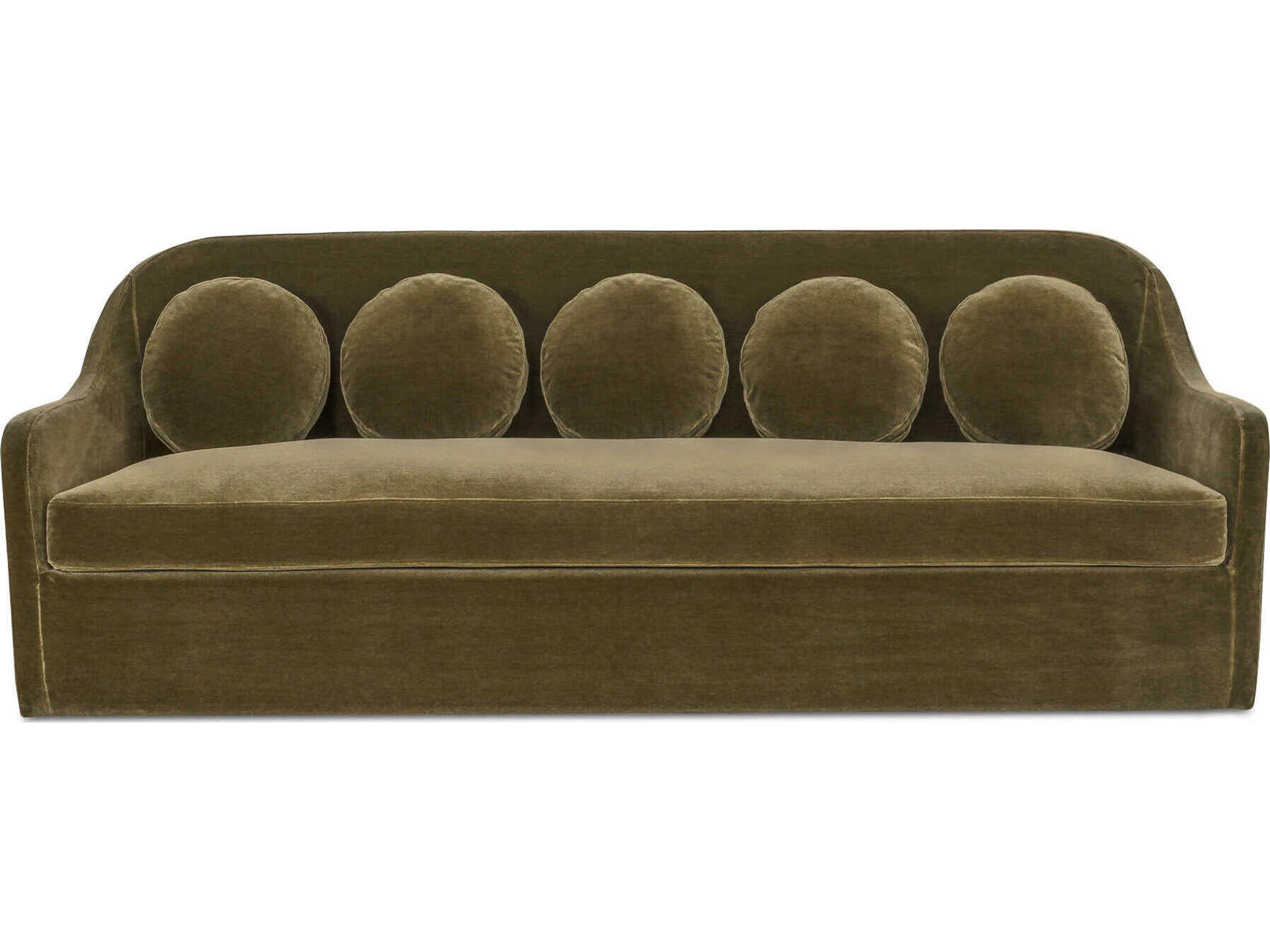 Moe's Home Rialto Green Upholstered Sofa