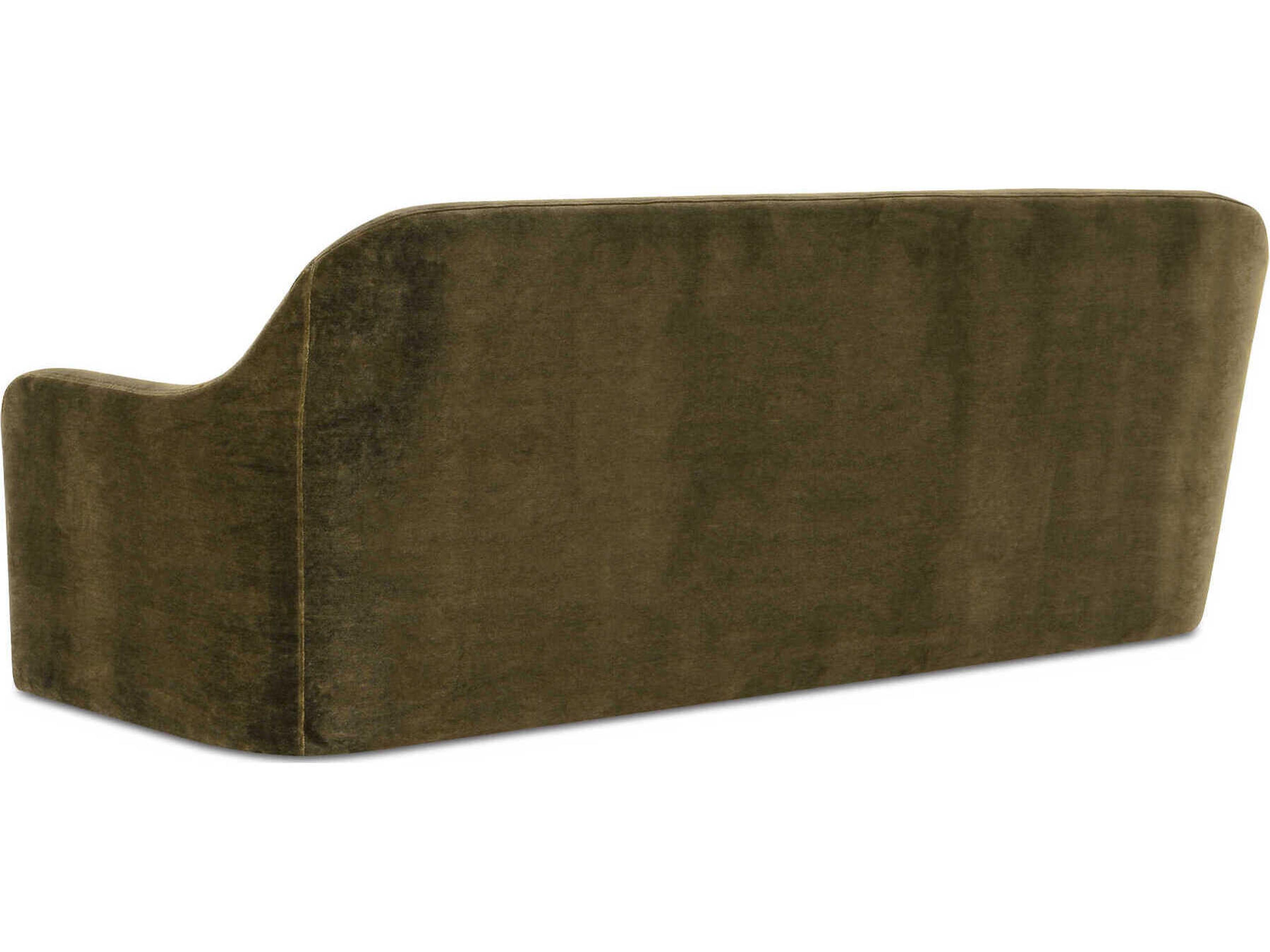 Moe's Home Rialto Green Upholstered Sofa