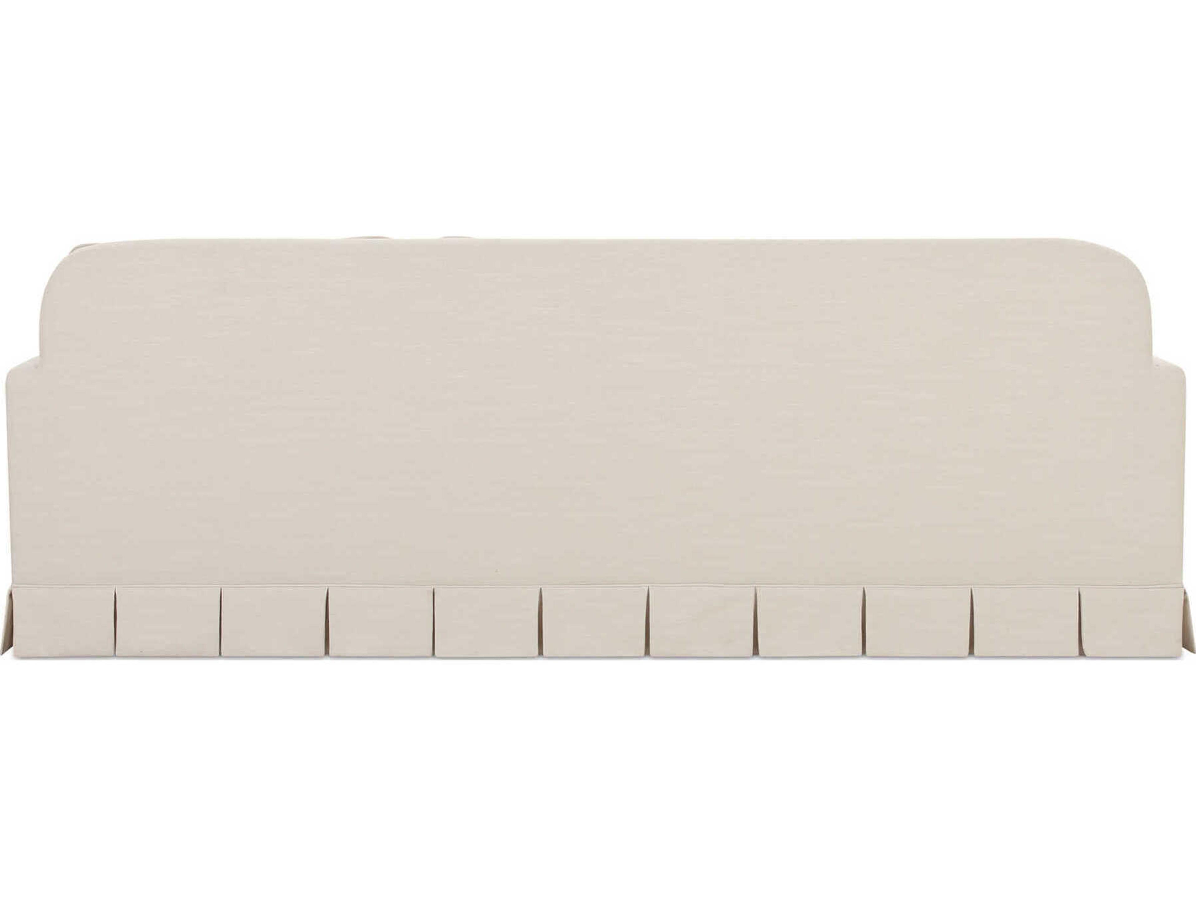 Moe's Home Pellicano Cream White Upholstered Sofa