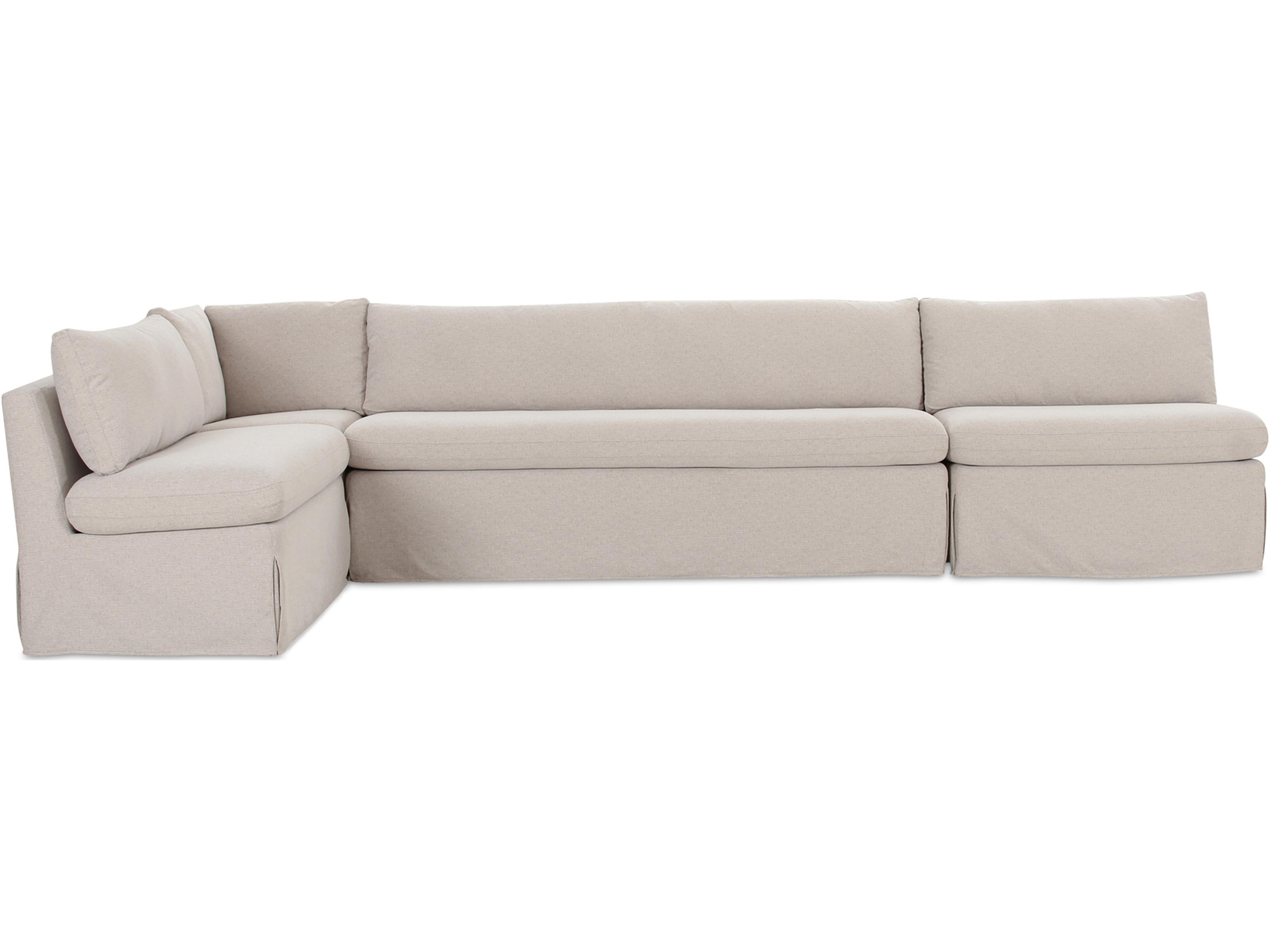 Fable Beige Upholstered Sectional Sofa