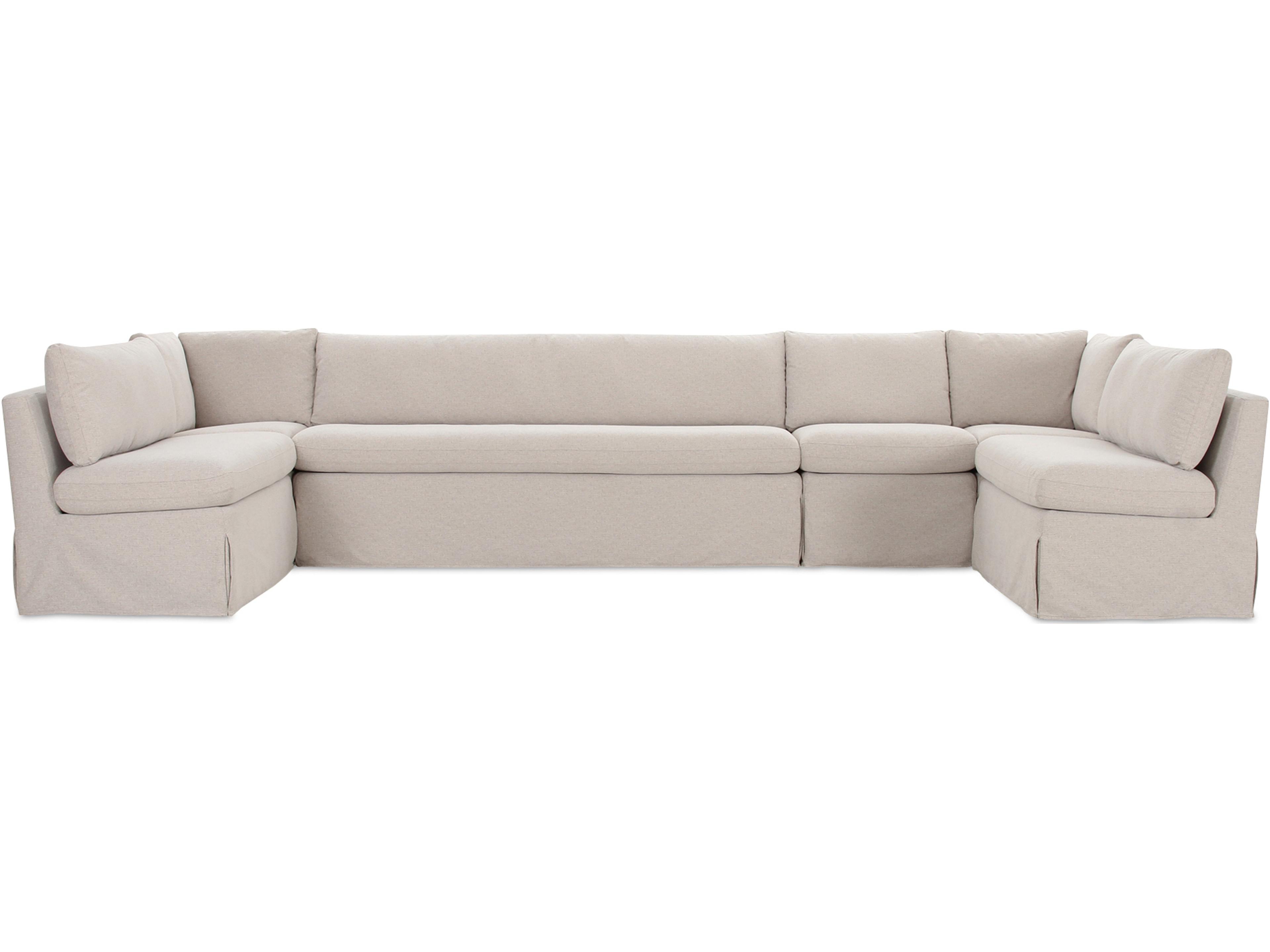 Fable Beige Upholstered Sectional Sofa