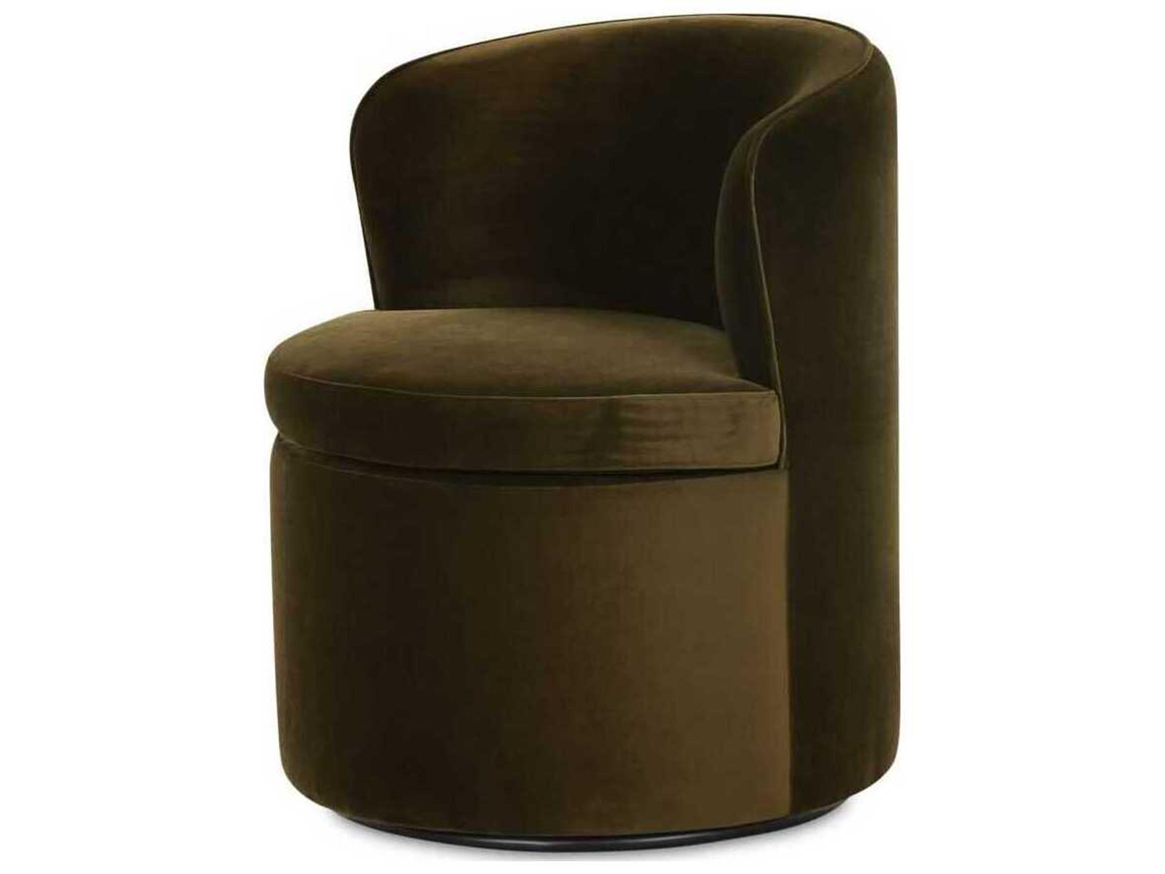 Dane Plywood Green Upholstered Armless Dining Chair