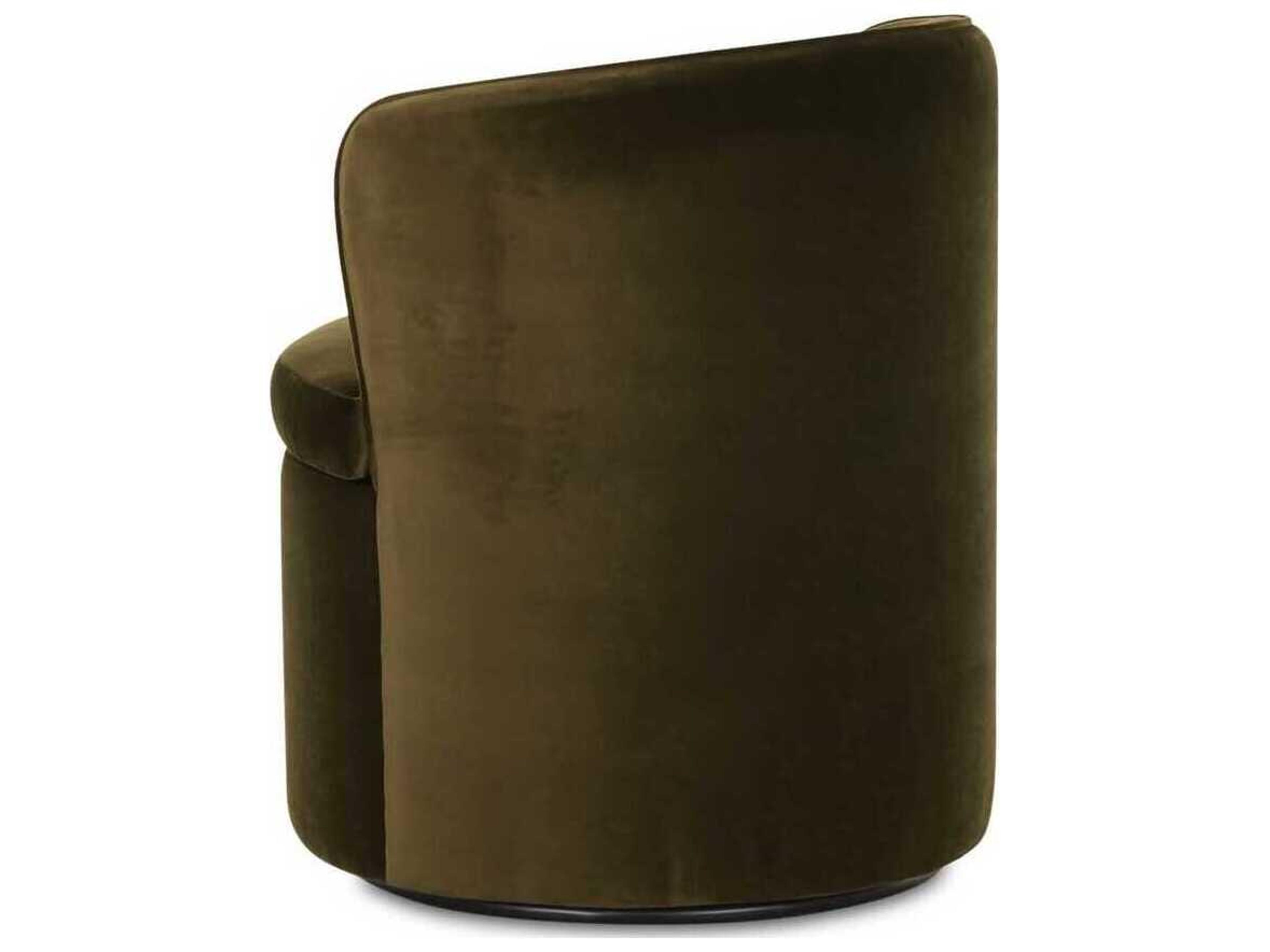 Moe's Home Dane Plywood Green Upholstered Armless Dining Chair