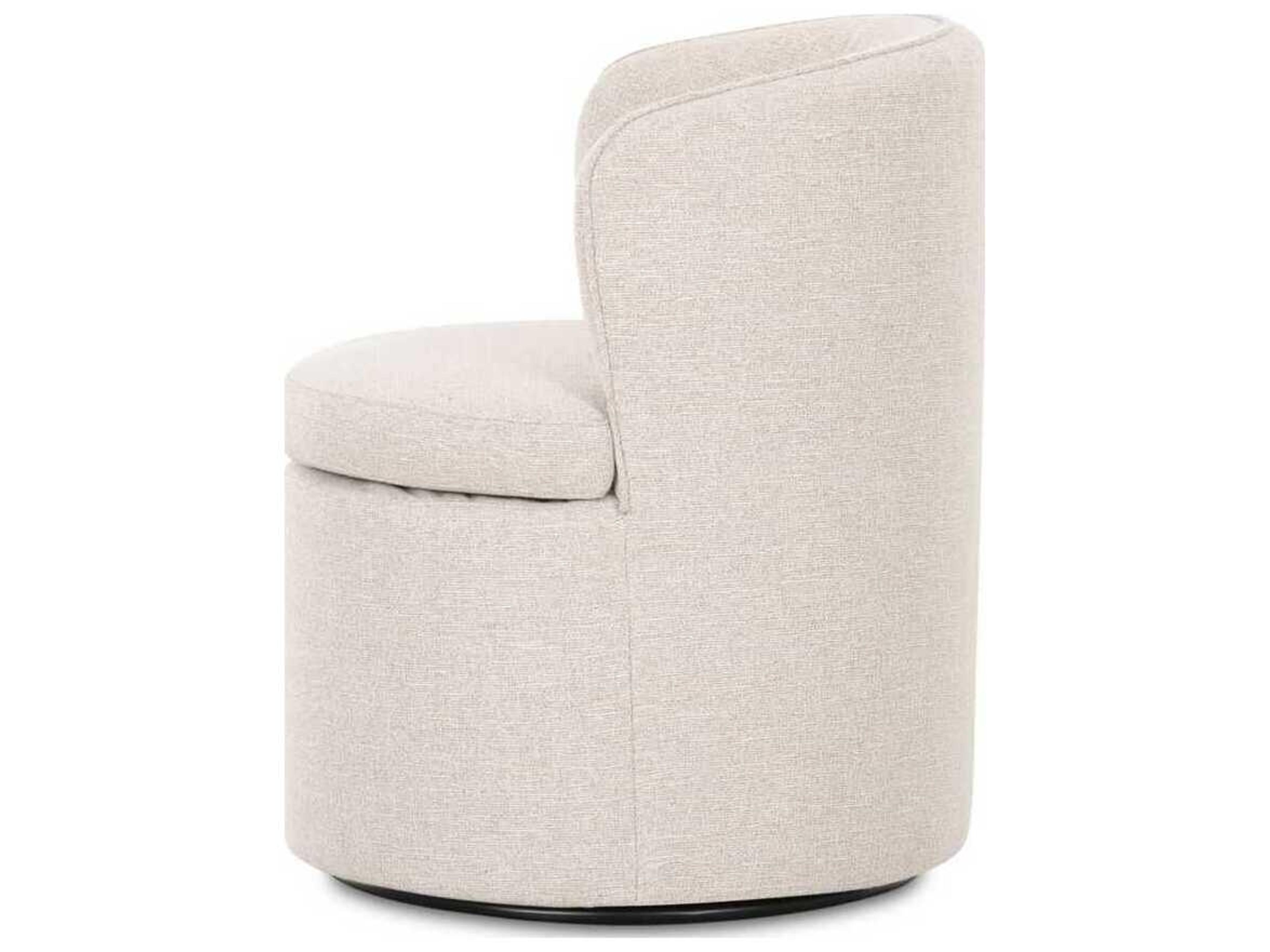 Moe's Home Dane Plywood Beige Upholstered Armless Dining Chair
