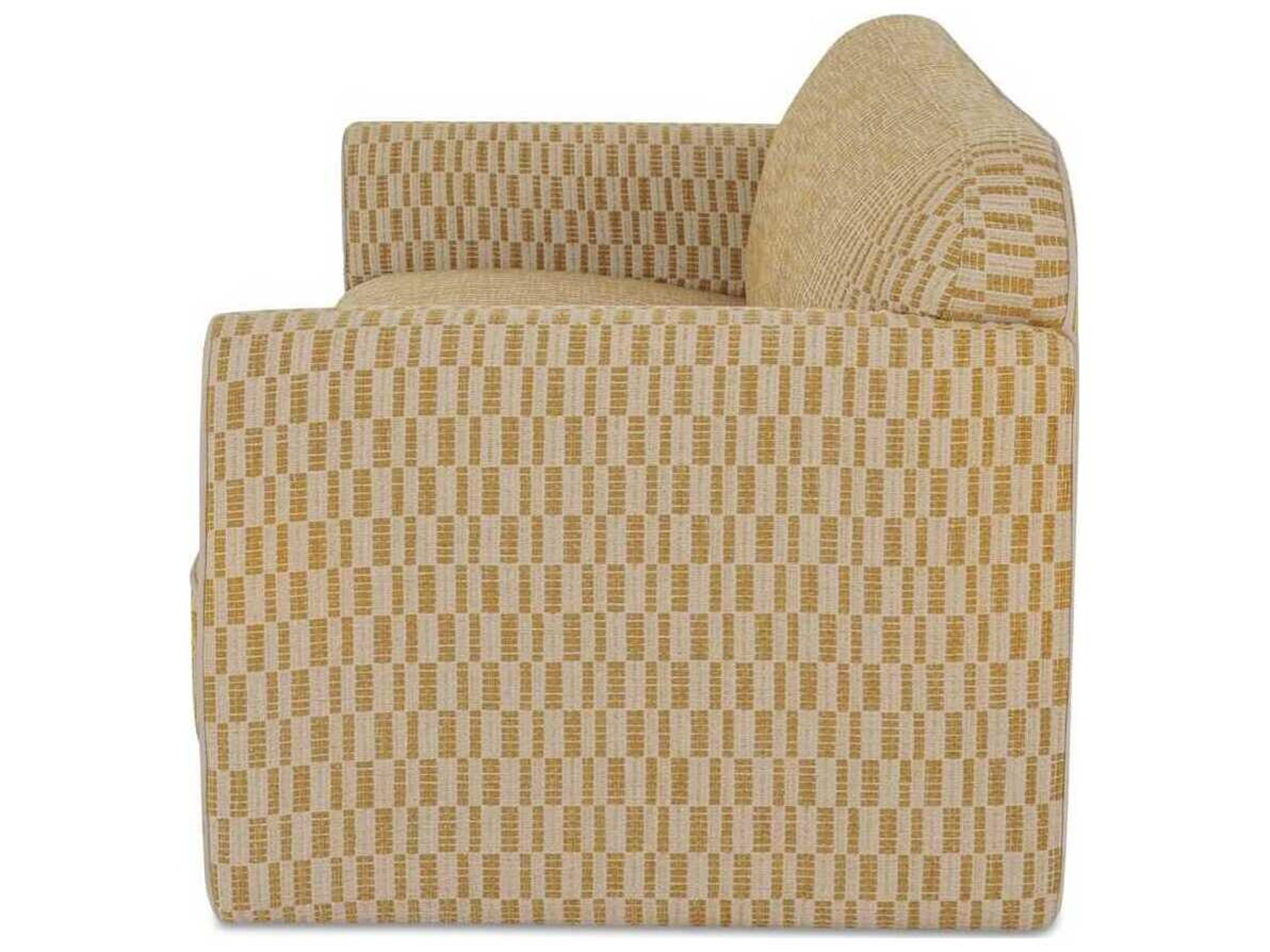 Moe's Home Leo Chartreuse Yellow Upholstered Sofa