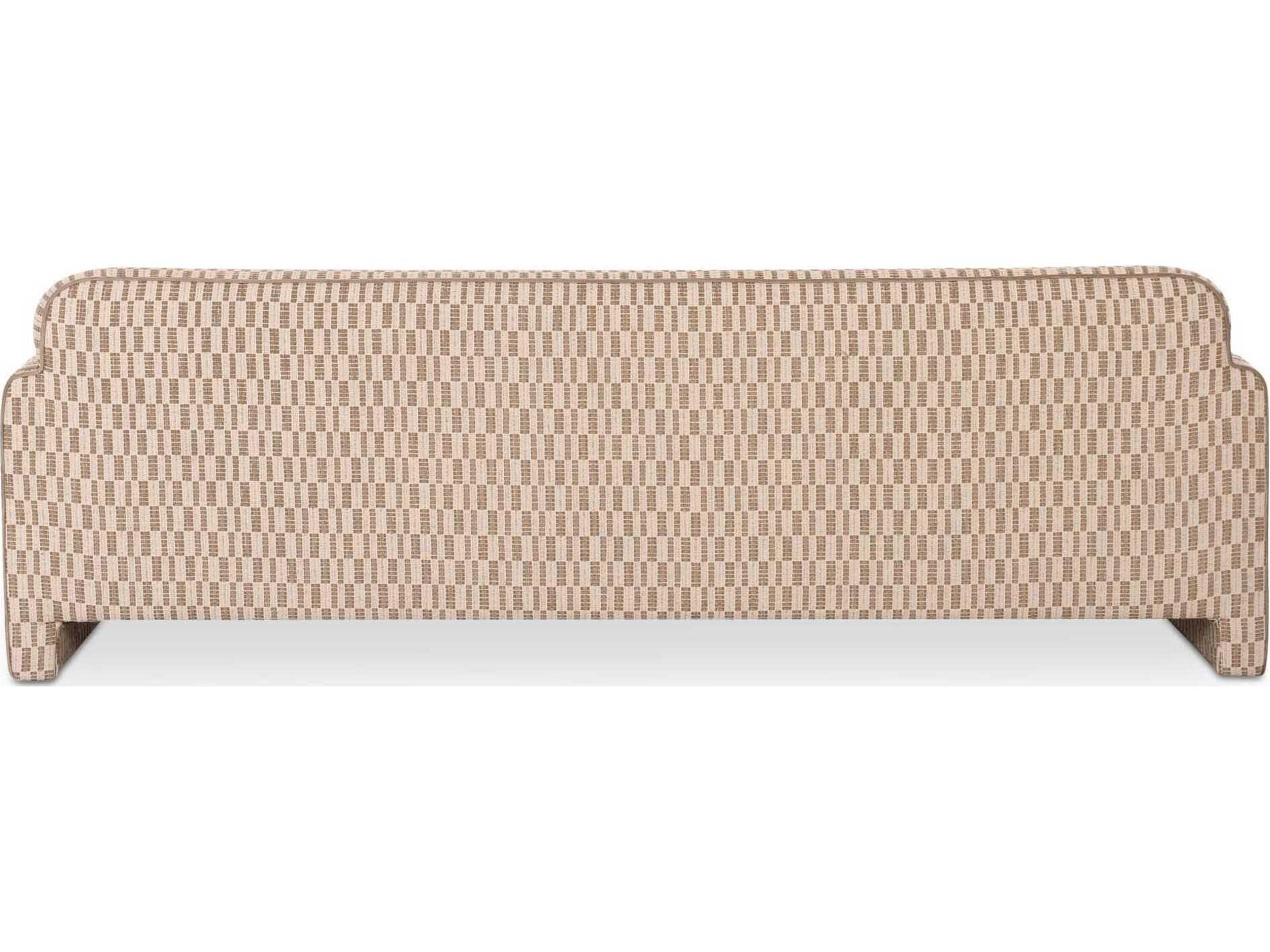 Moe's Home Leo Taupe Tan Upholstered Sofa