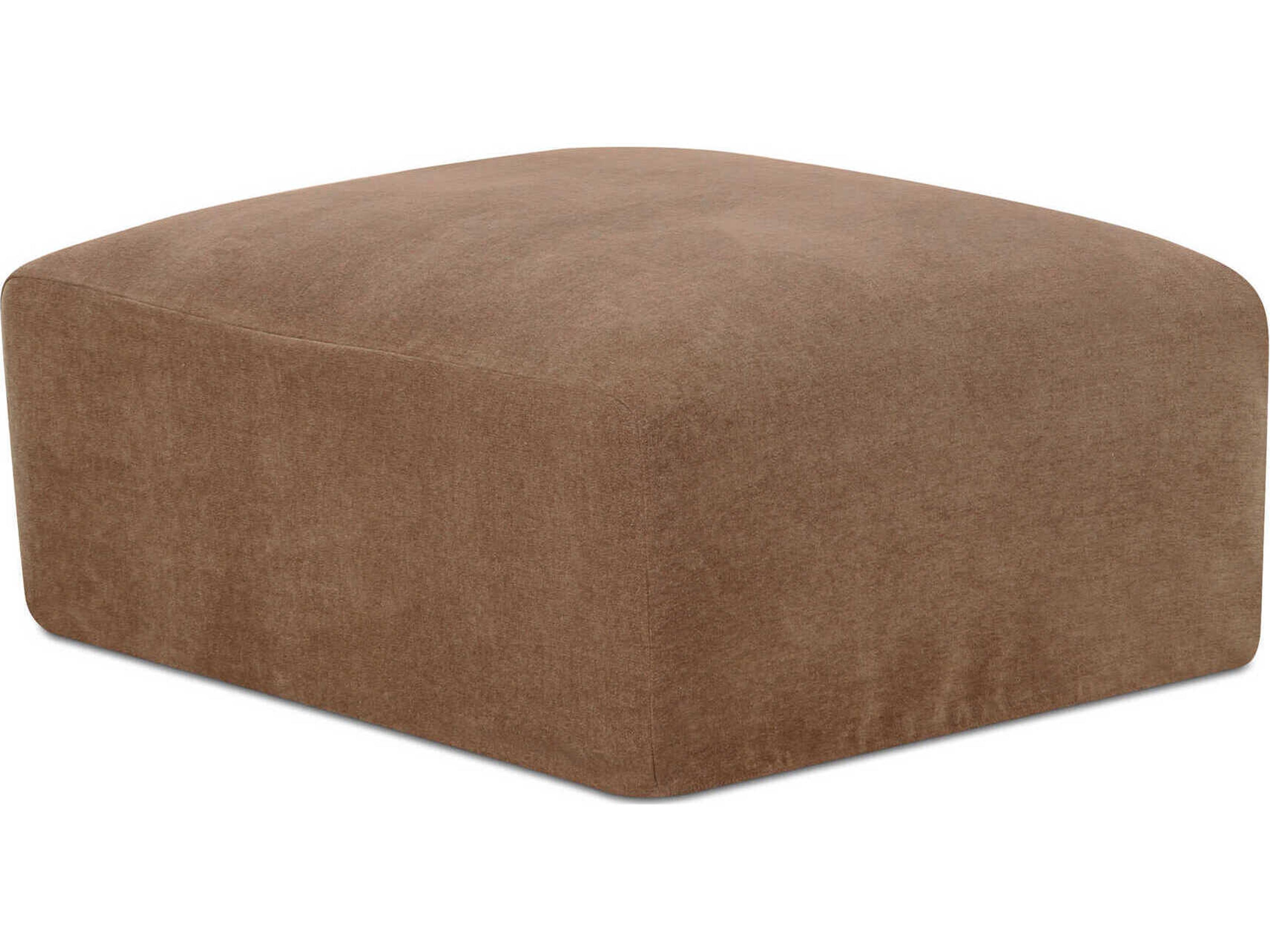 Isla Brown Upholstered Ottoman