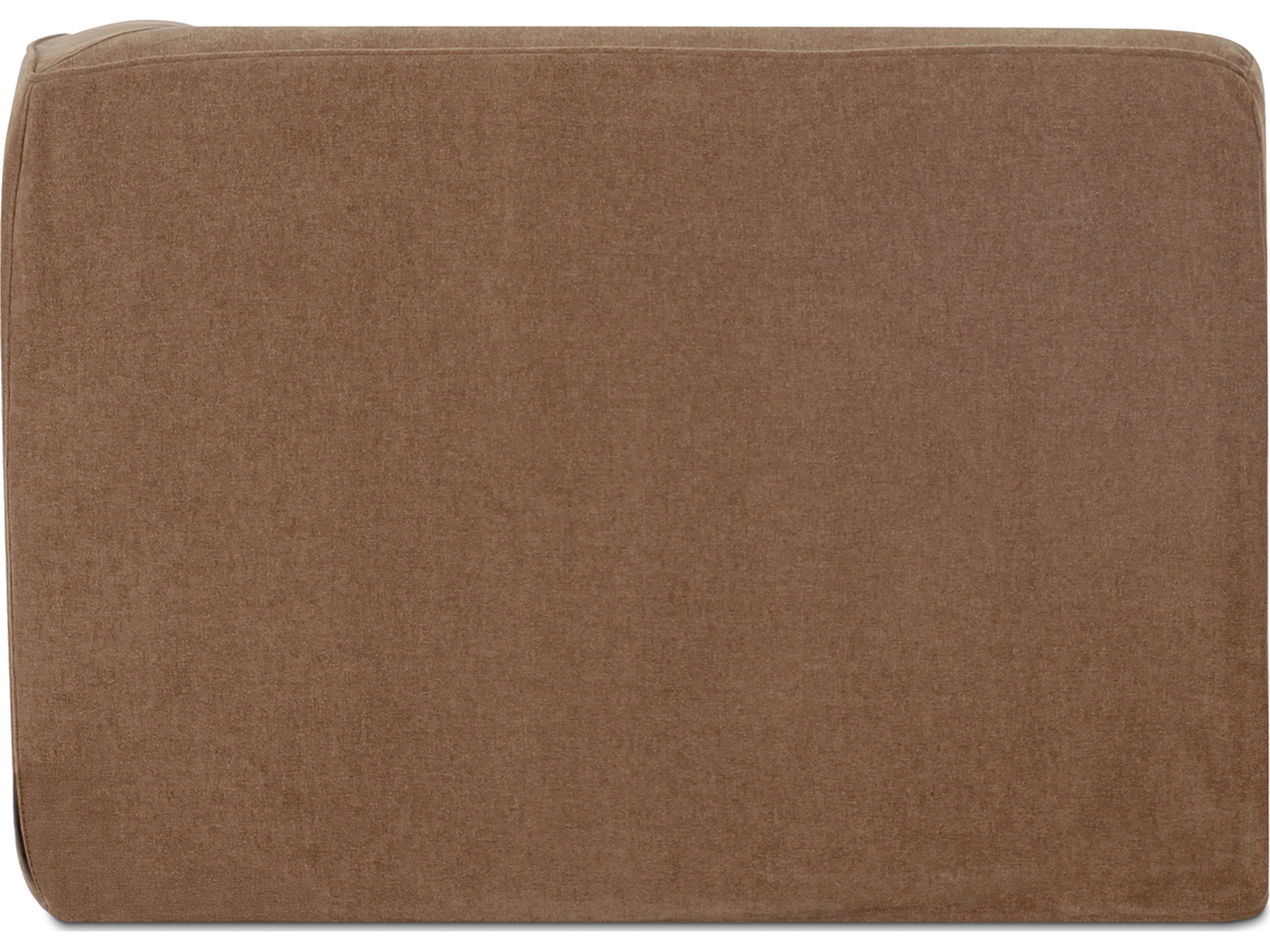 Moe's Home Isla Brown Upholstered Chaise