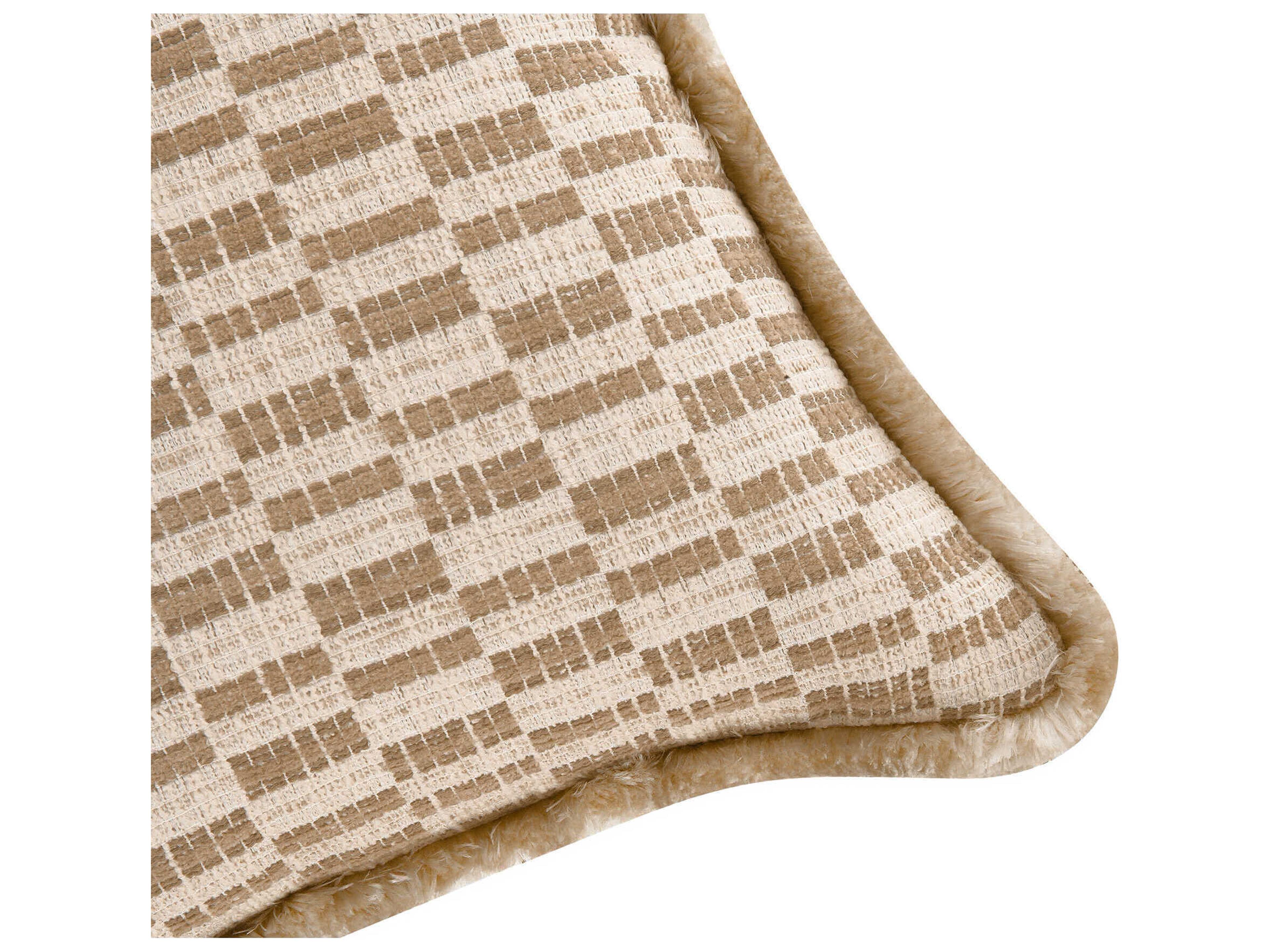 Moe's Home Leone Taupe Pillow