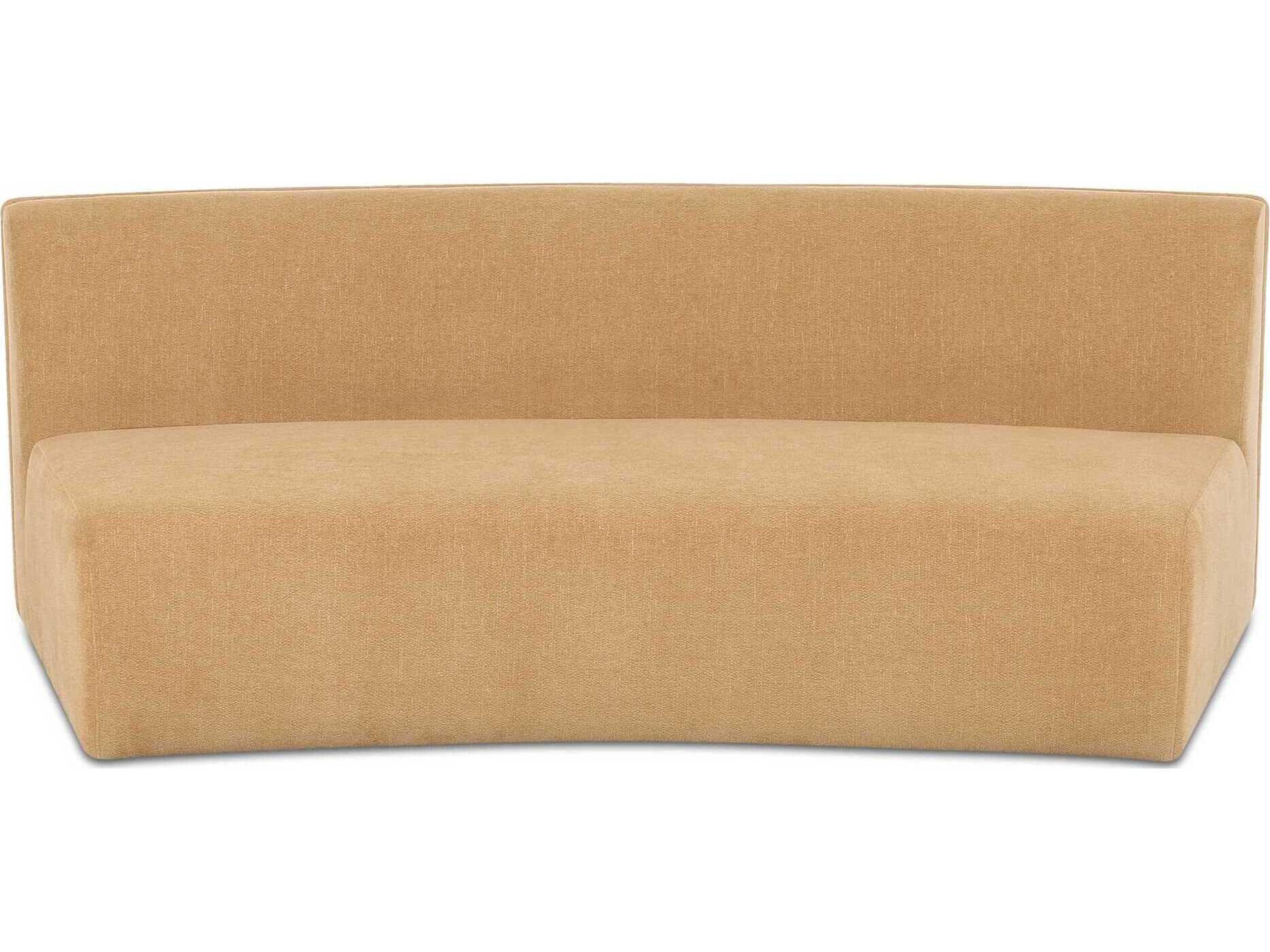 Moe's Home Naomi Yellow Upholstered Concave Modular