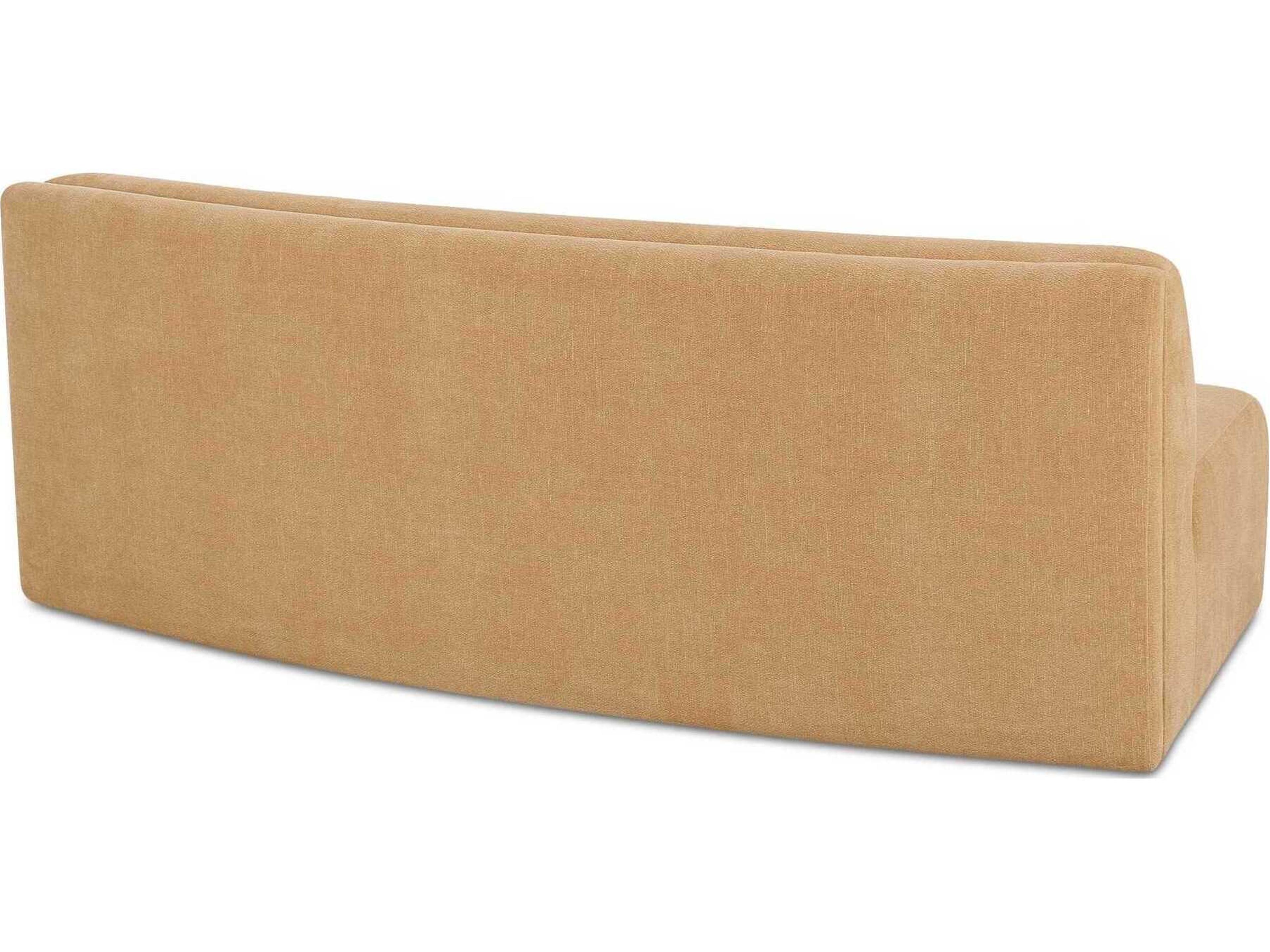 Moe's Home Naomi Yellow Upholstered Concave Modular