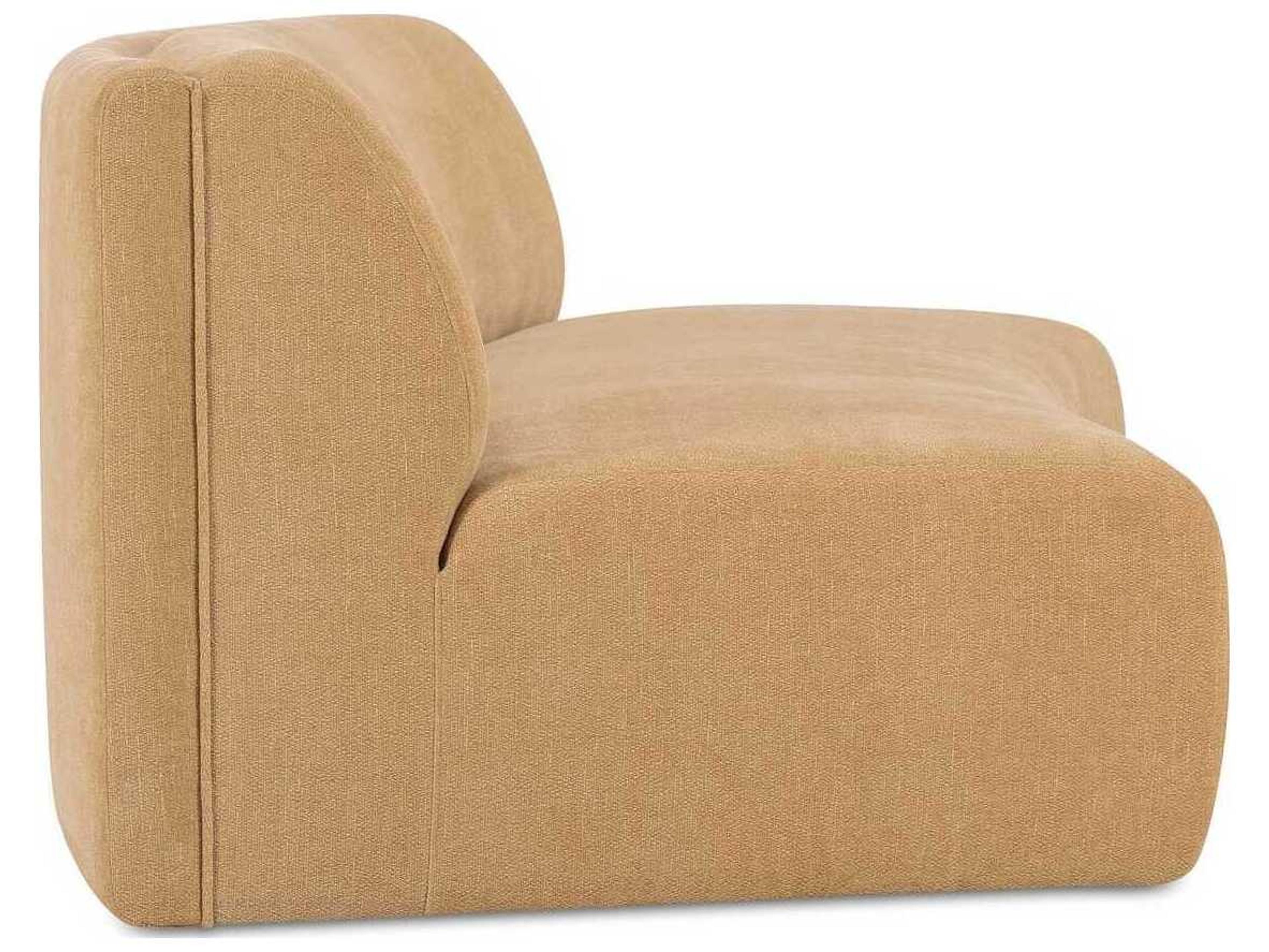 Moe's Home Naomi Yellow Upholstered Concave Modular