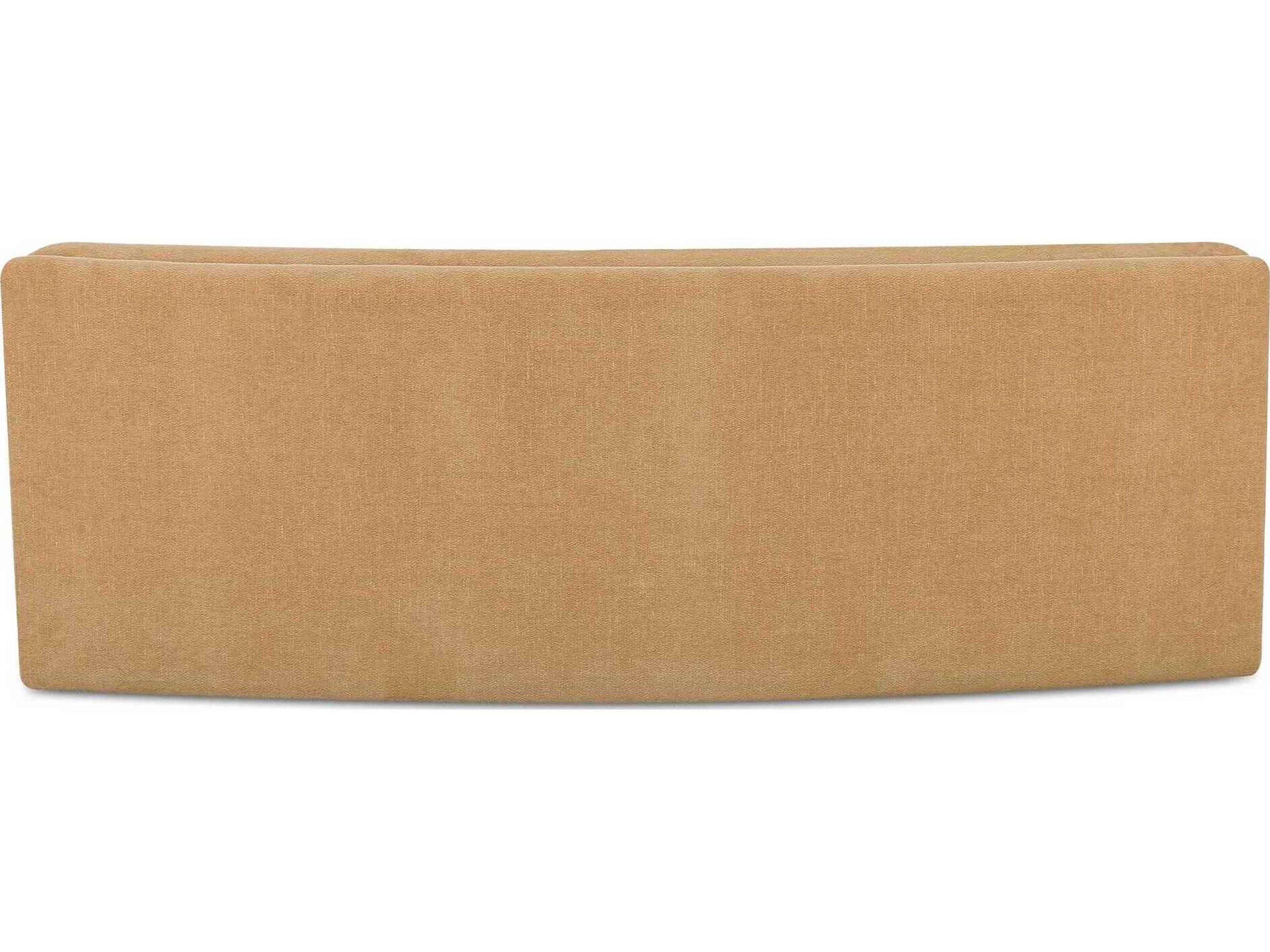 Moe's Home Naomi Yellow Upholstered Concave Modular