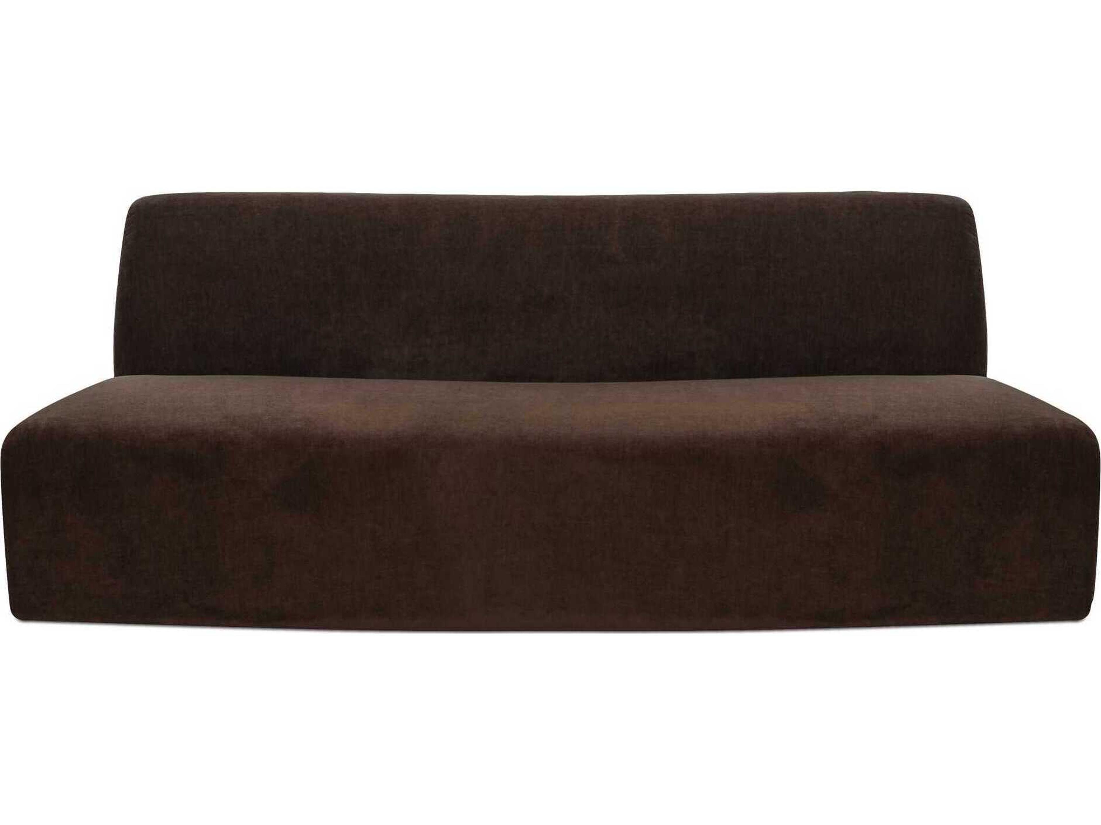 Moe's Home Naomi Brown Upholstered Convex Modular