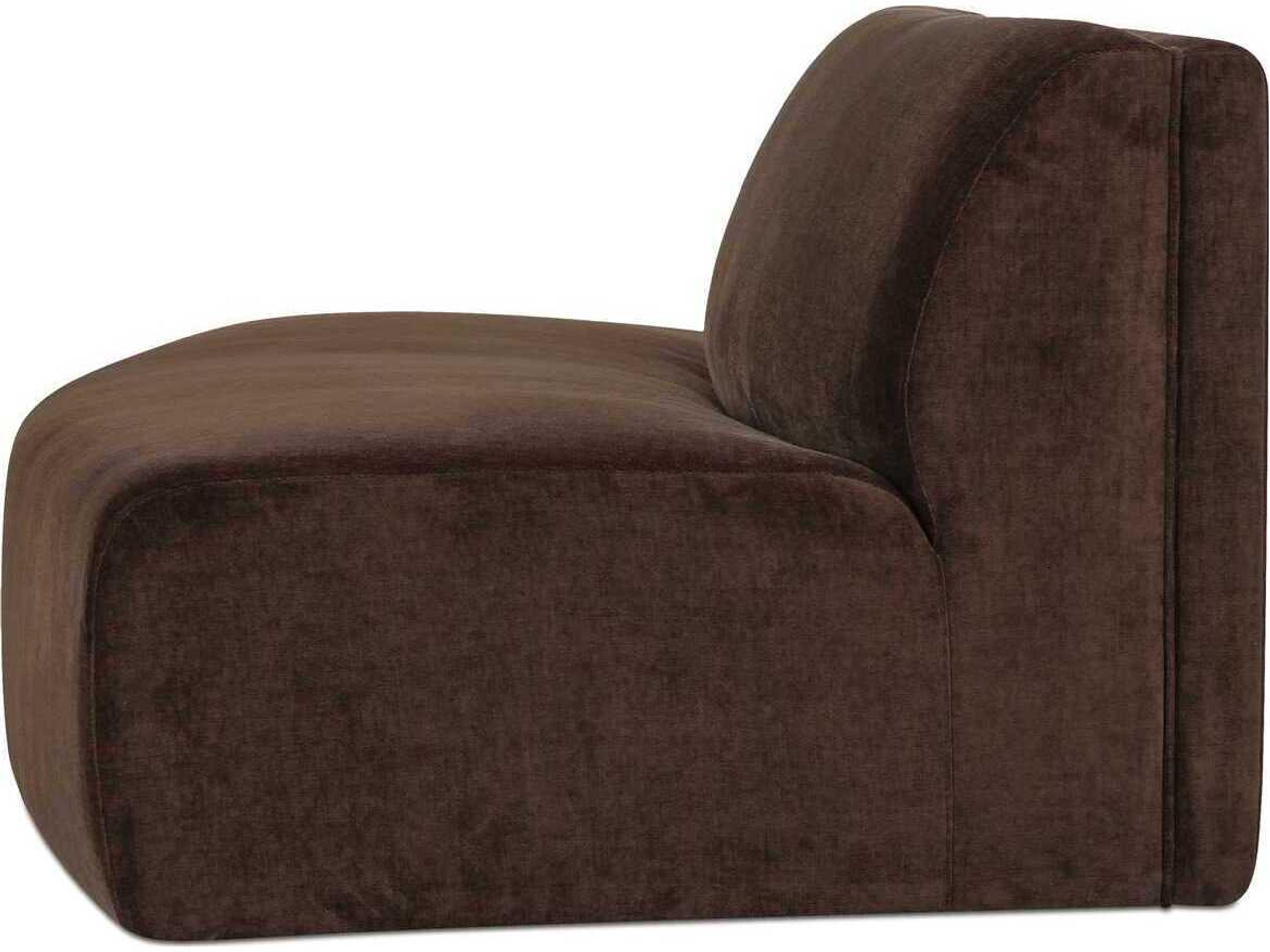 Moe's Home Naomi Brown Upholstered Convex Modular