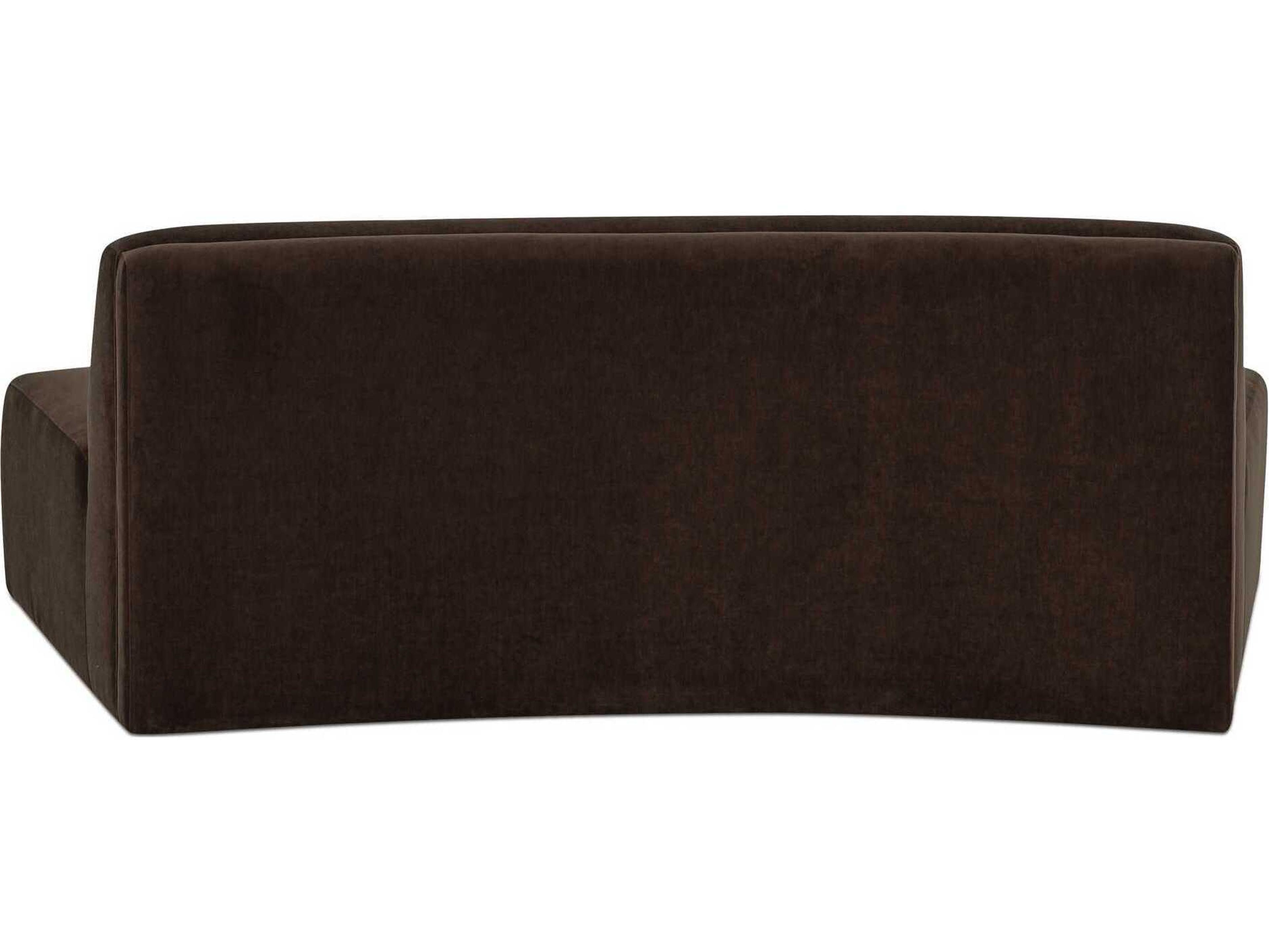 Moe's Home Naomi Brown Upholstered Convex Modular