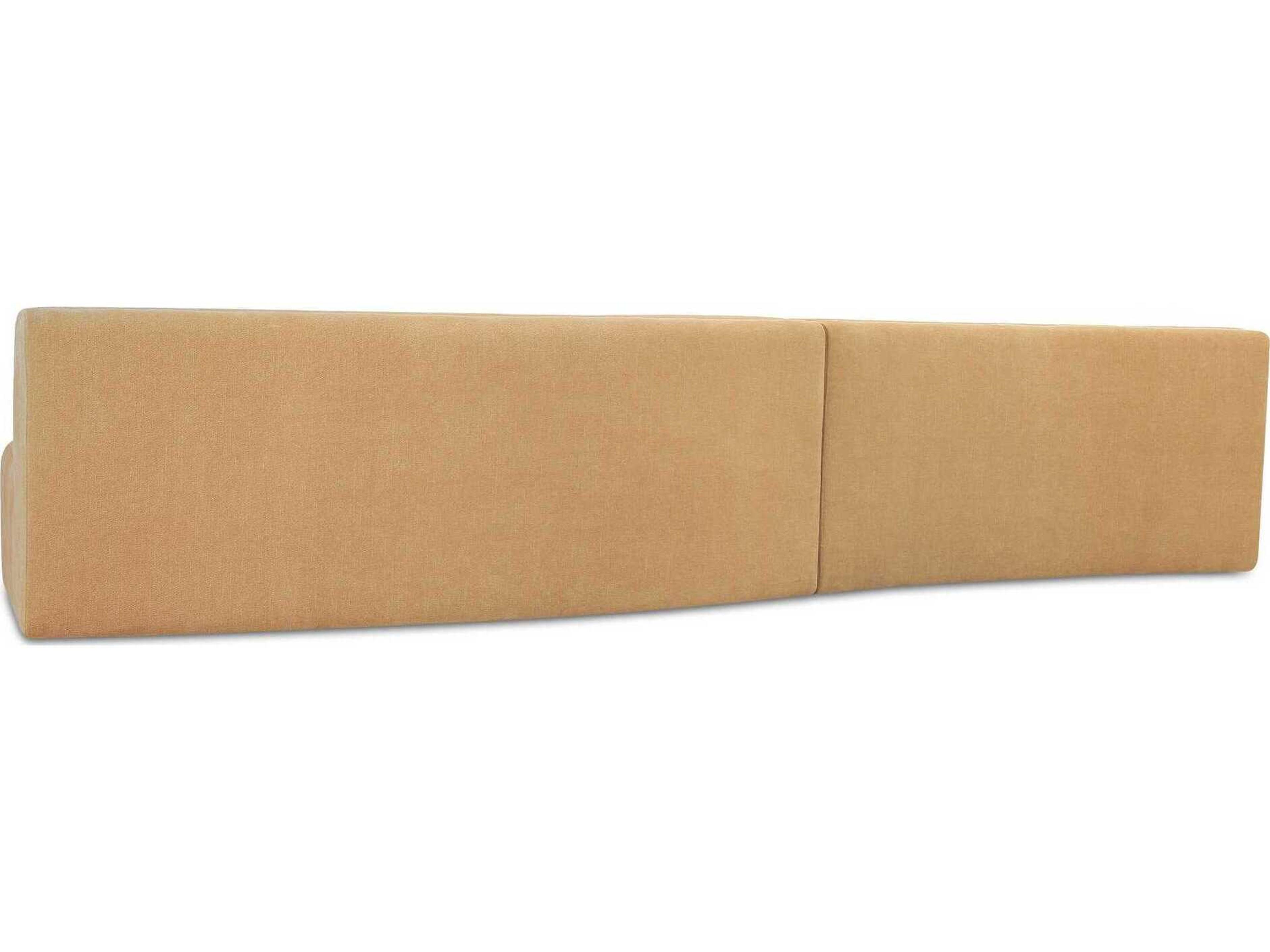 Moe's Home Naomi Upholstered Wave Sectional Sofa