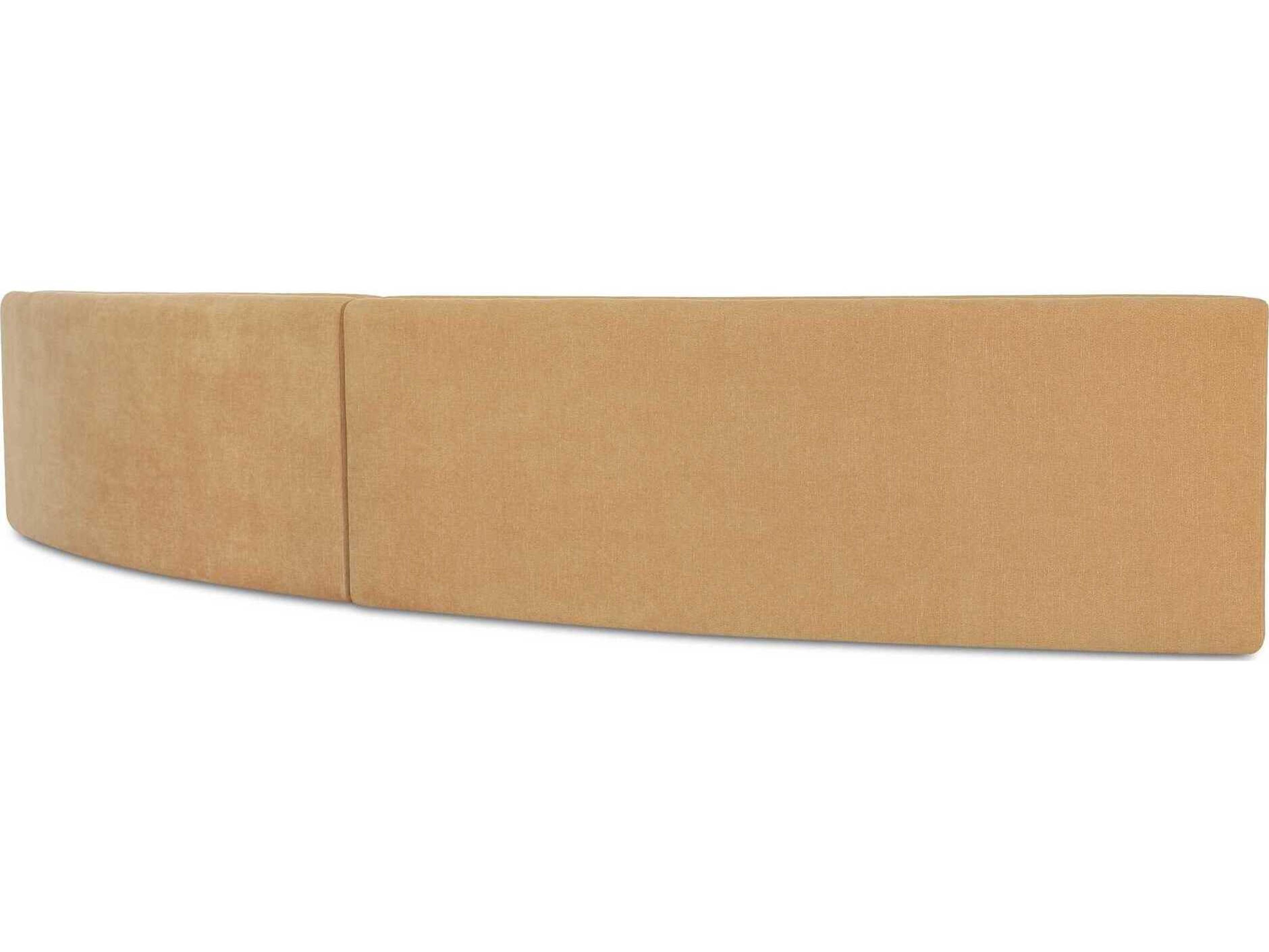 Moe's Home Naomi Upholstered Concave Sectional Sofa