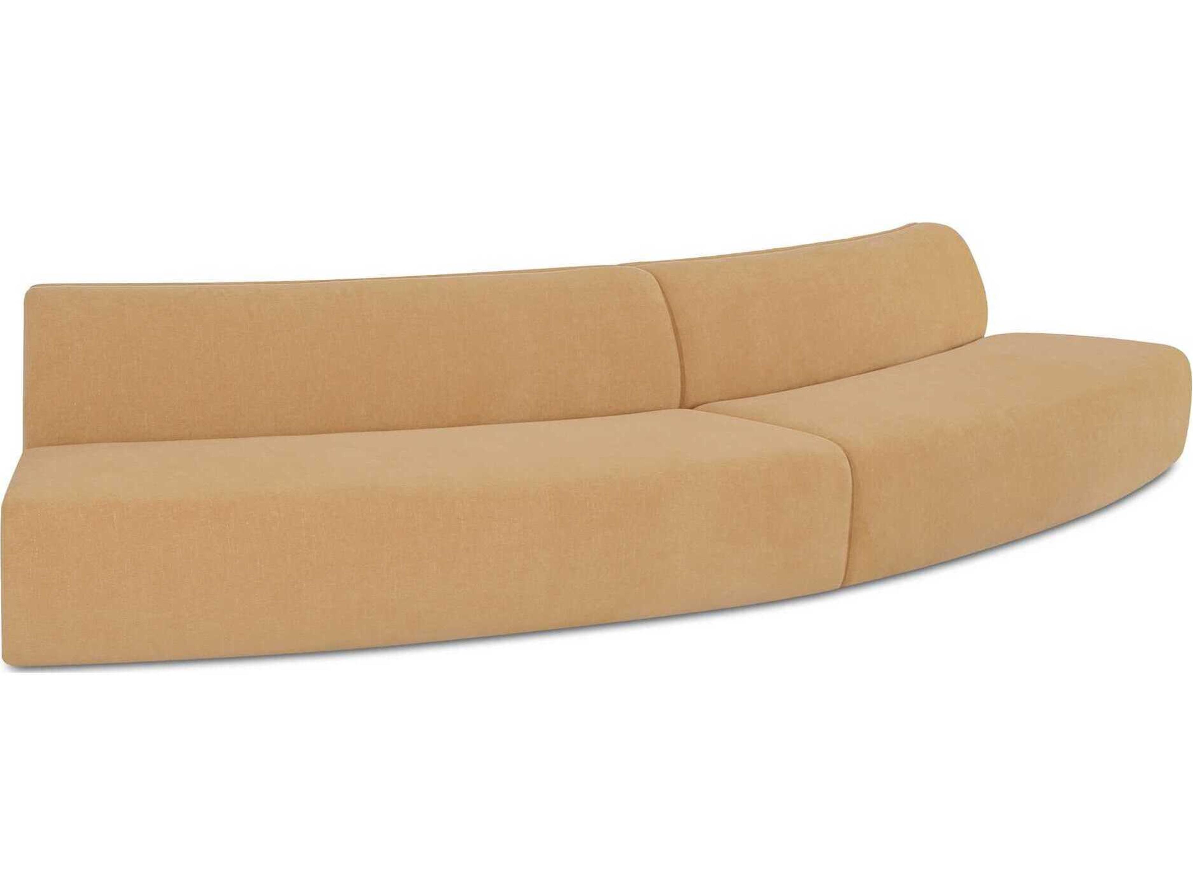 Naomi Upholstered Convex Sectional Sofa