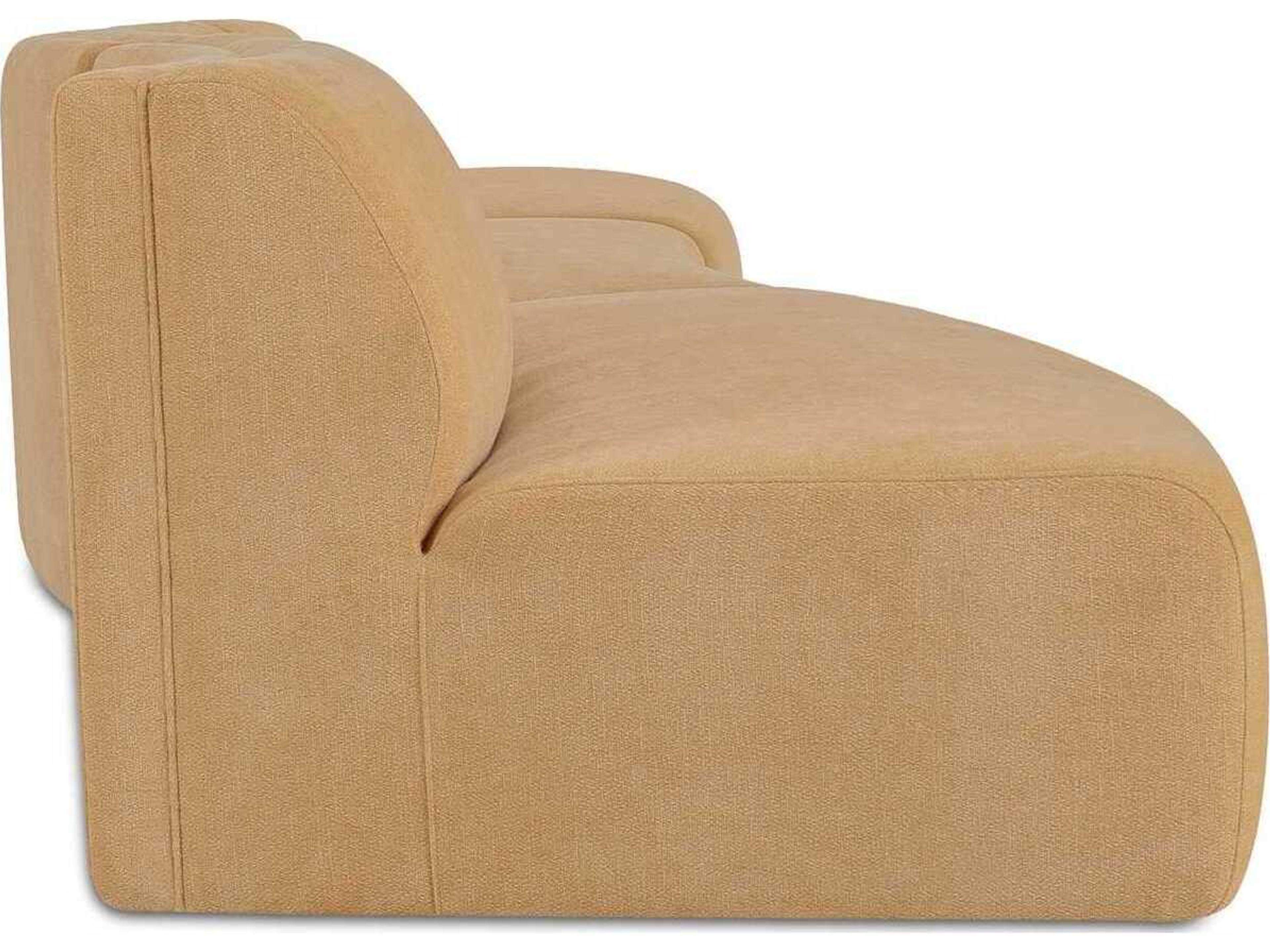 Moe's Home Naomi Upholstered Wave Sectional Sofa