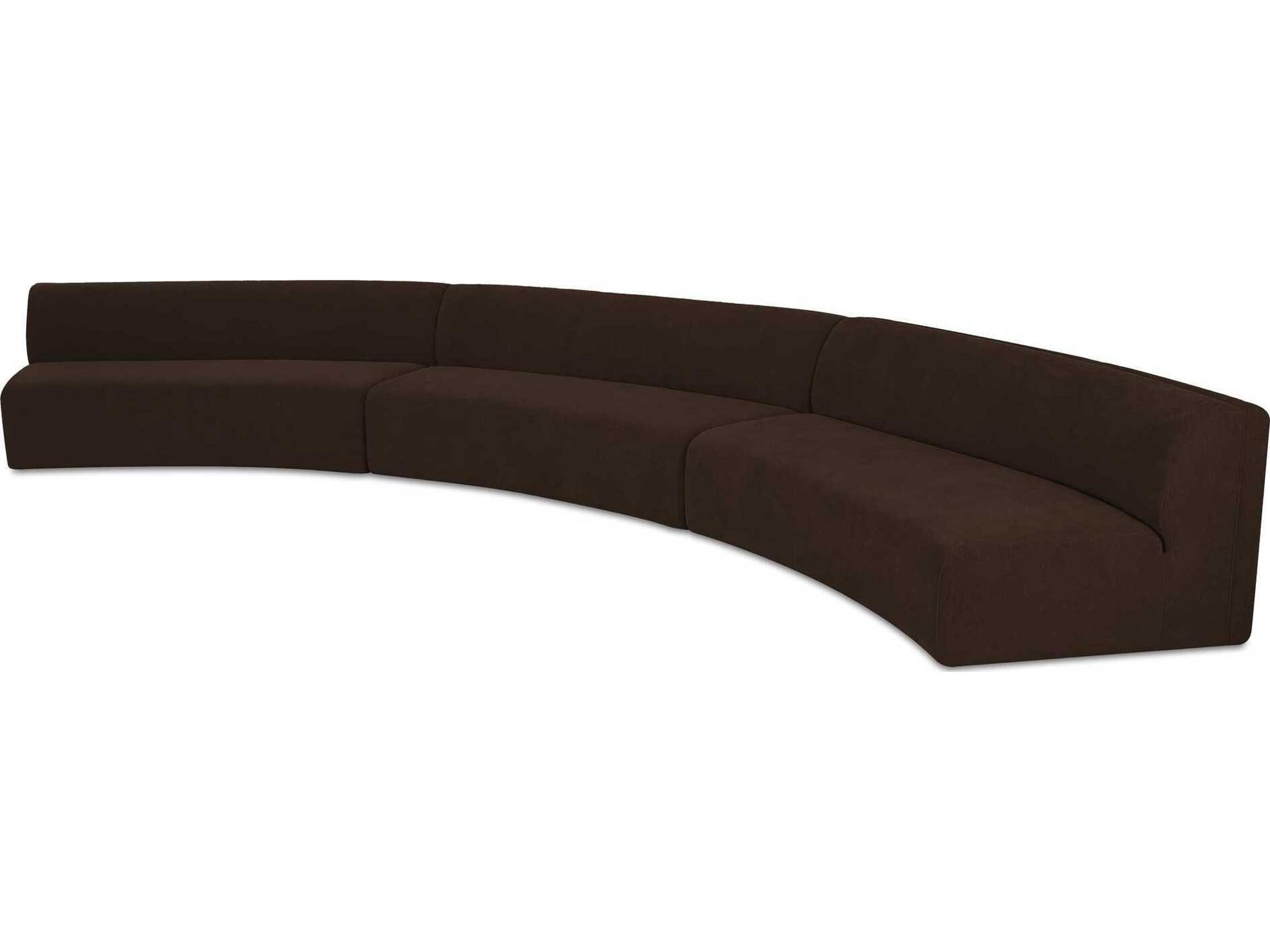 Naomi Upholstered Concave Sectional Sofa