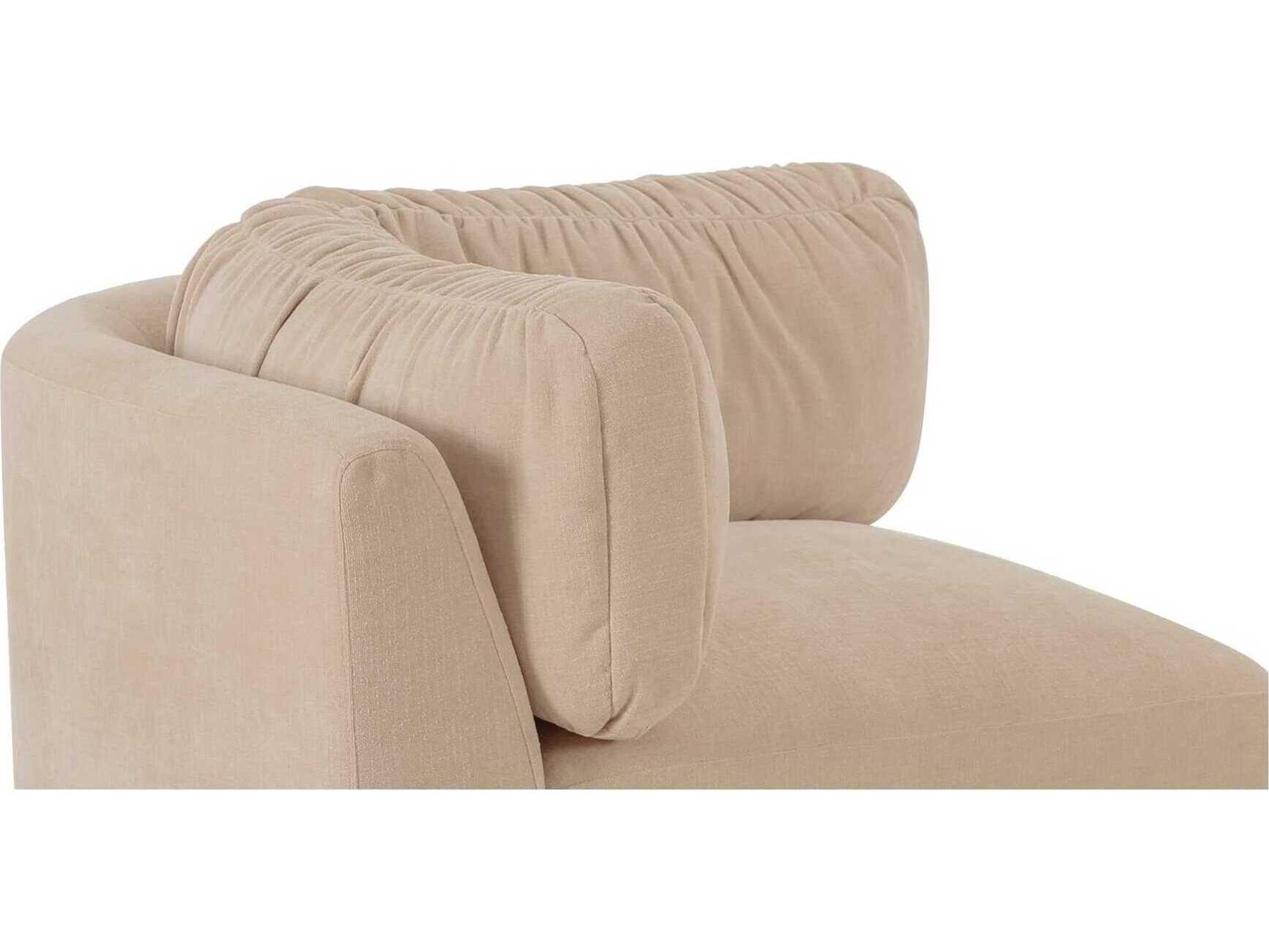 Moe's Home Matina Beige Wedge Chair