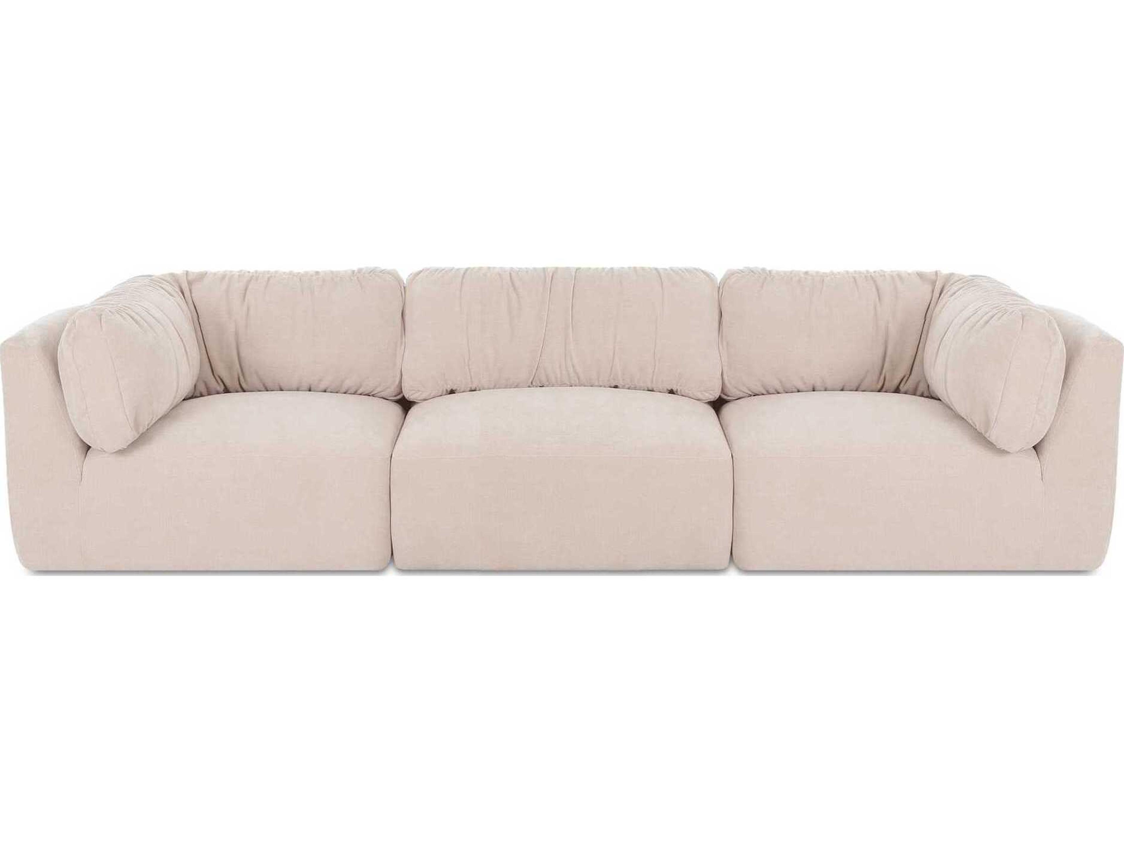 Moe's Home Matina Beige Upholstered Sofa