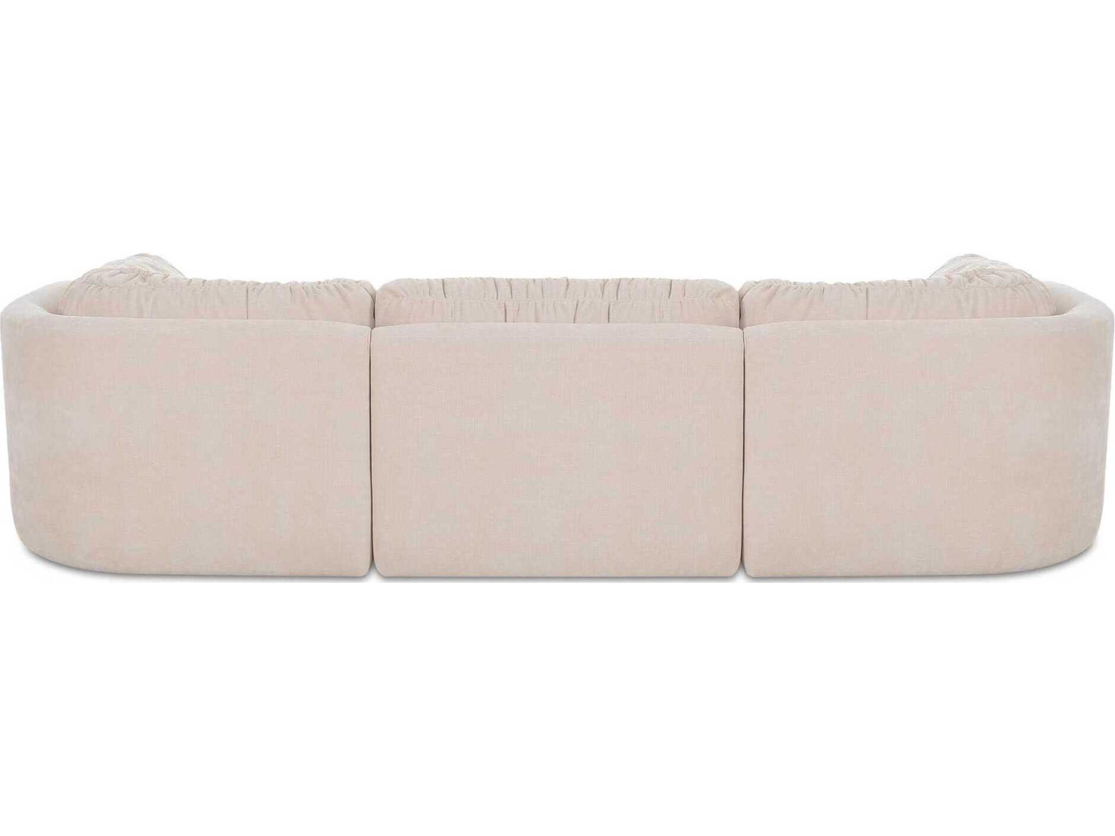 Moe's Home Matina Beige Upholstered Sofa