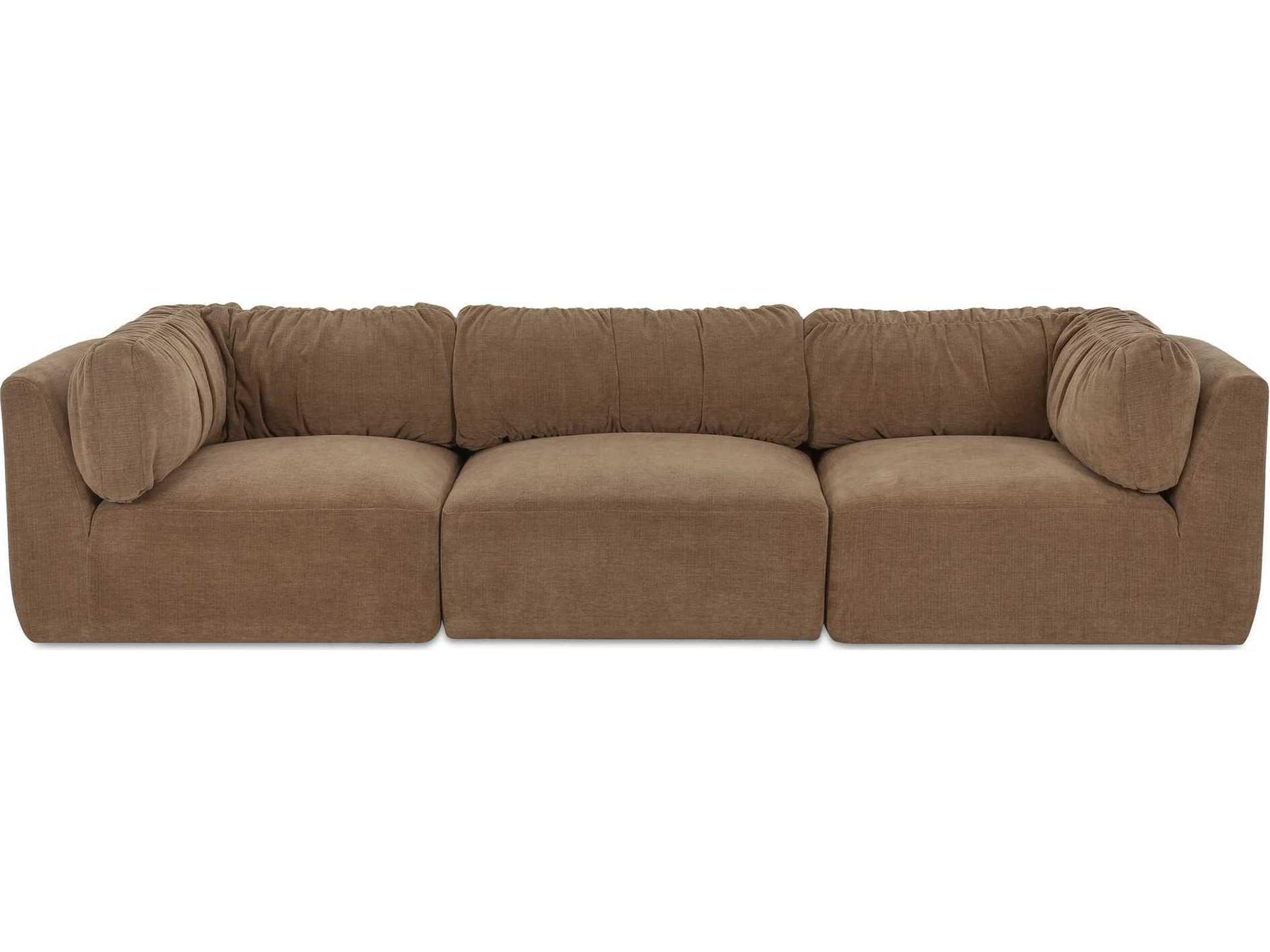 Moe's Home Matina Taupe Upholstered Sofa