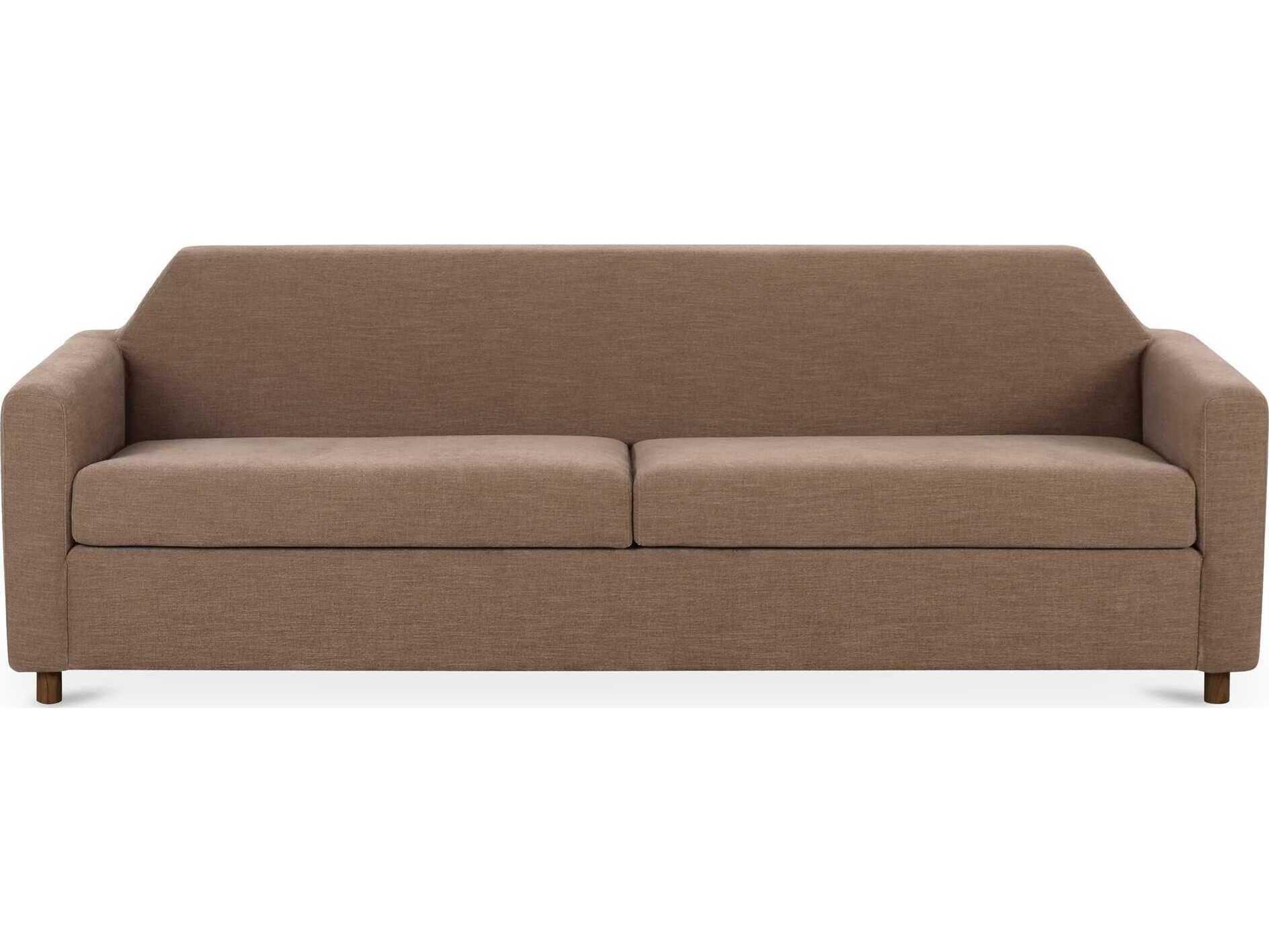Moe's Home Finch Brown Upholstered Sofa