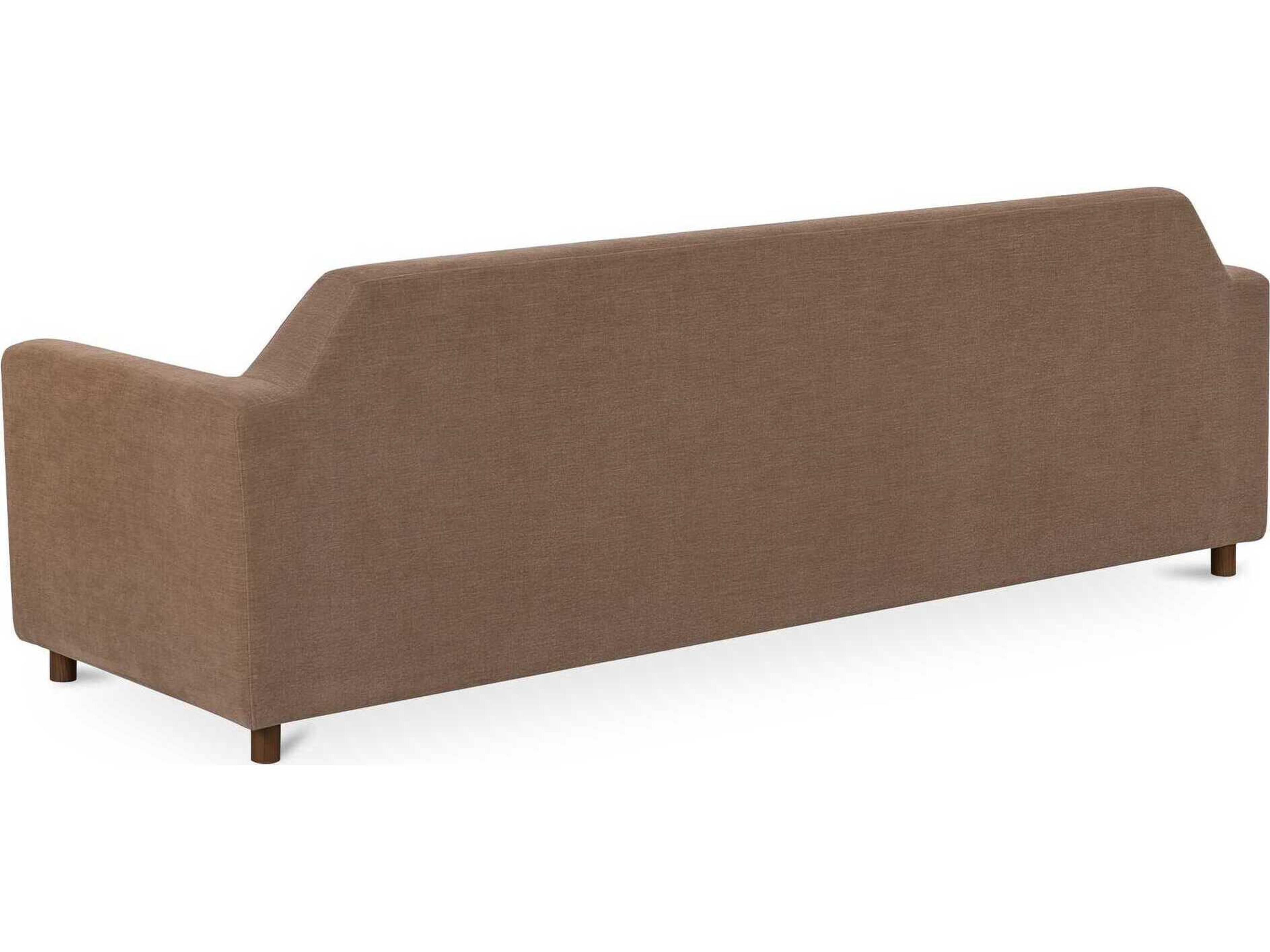 Moe's Home Finch Brown Upholstered Sofa