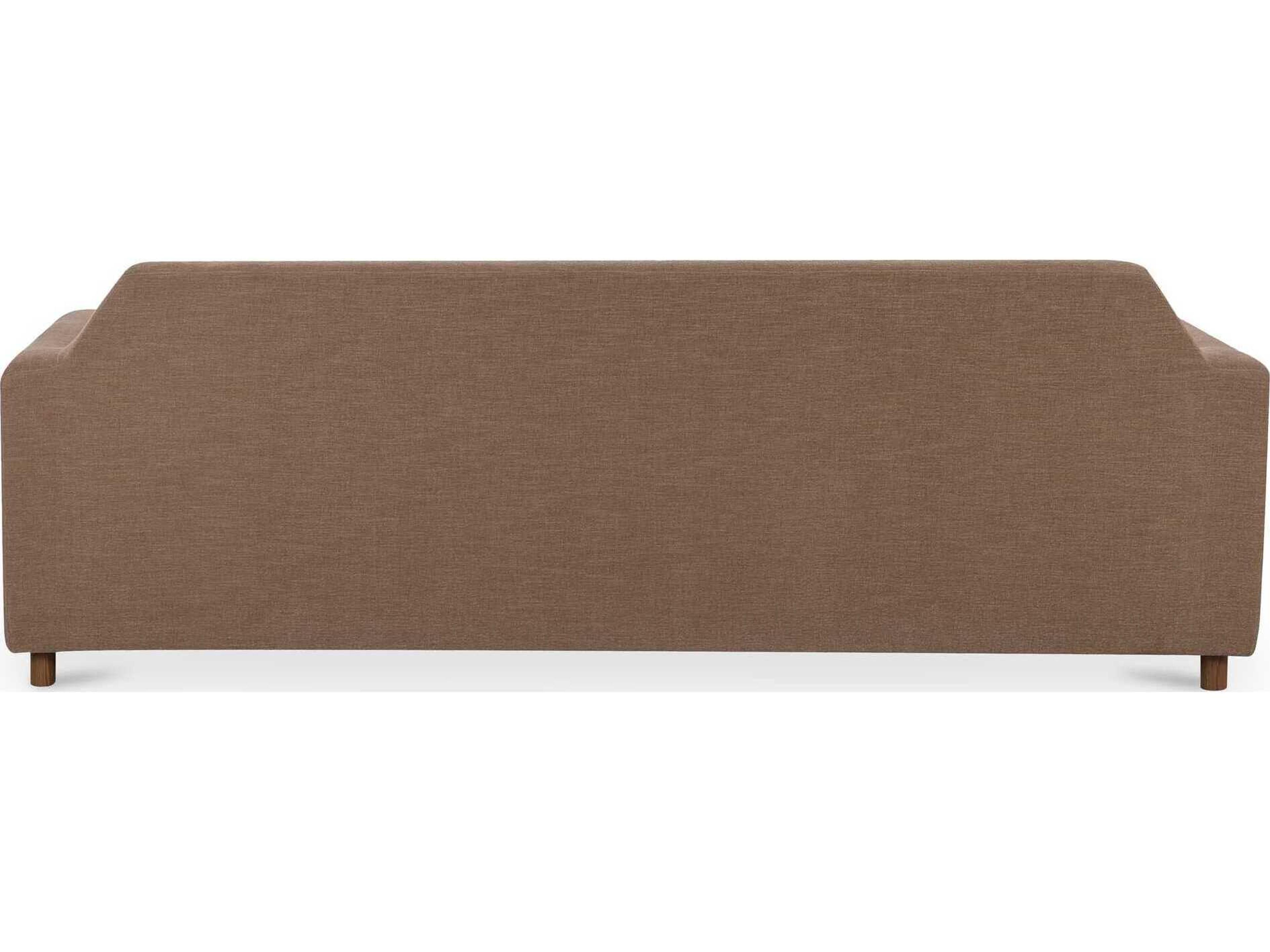 Moe's Home Finch Brown Upholstered Sofa