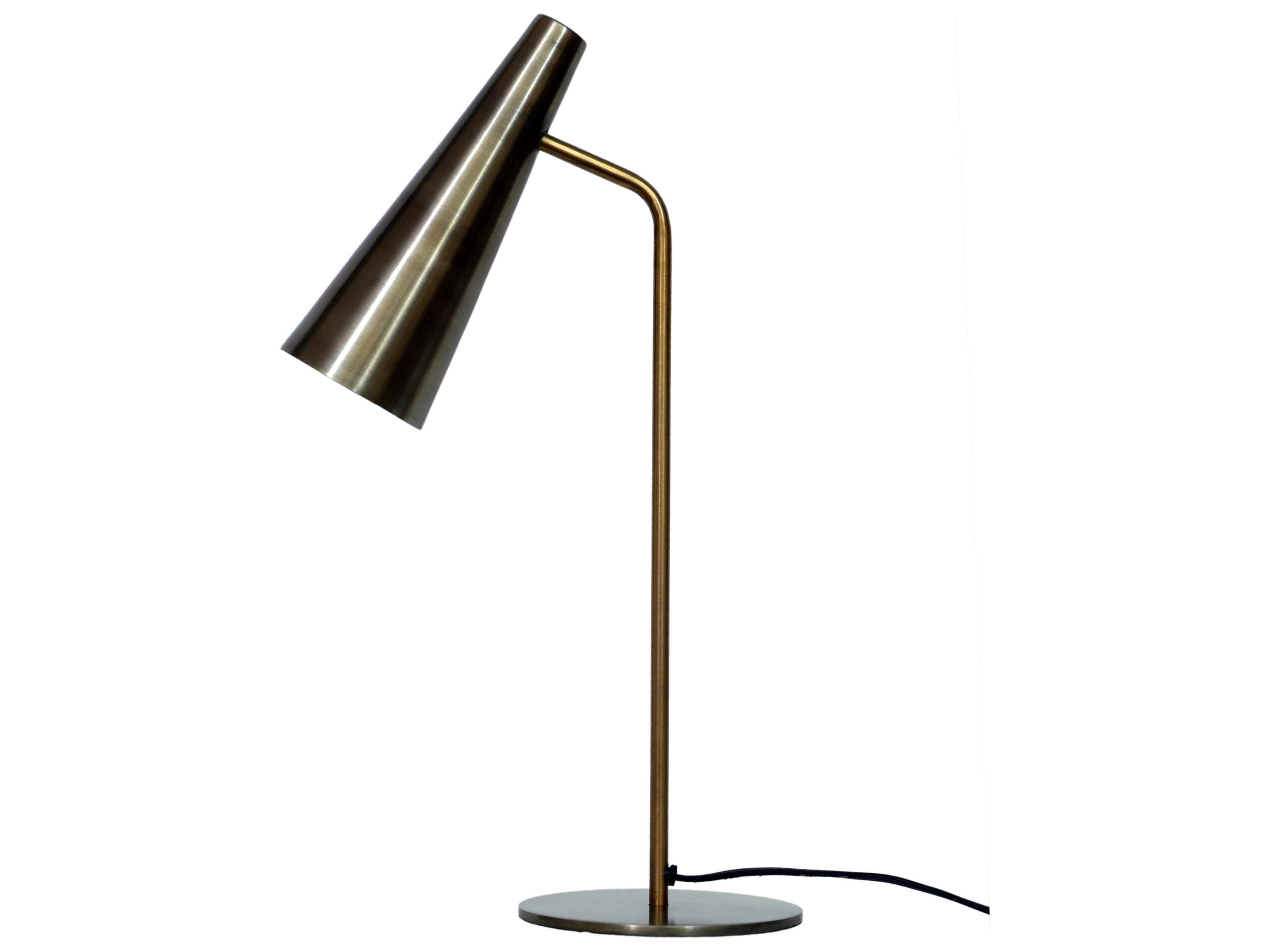 Moe's Home Trumpet LED Antique Brass Desk Lamp