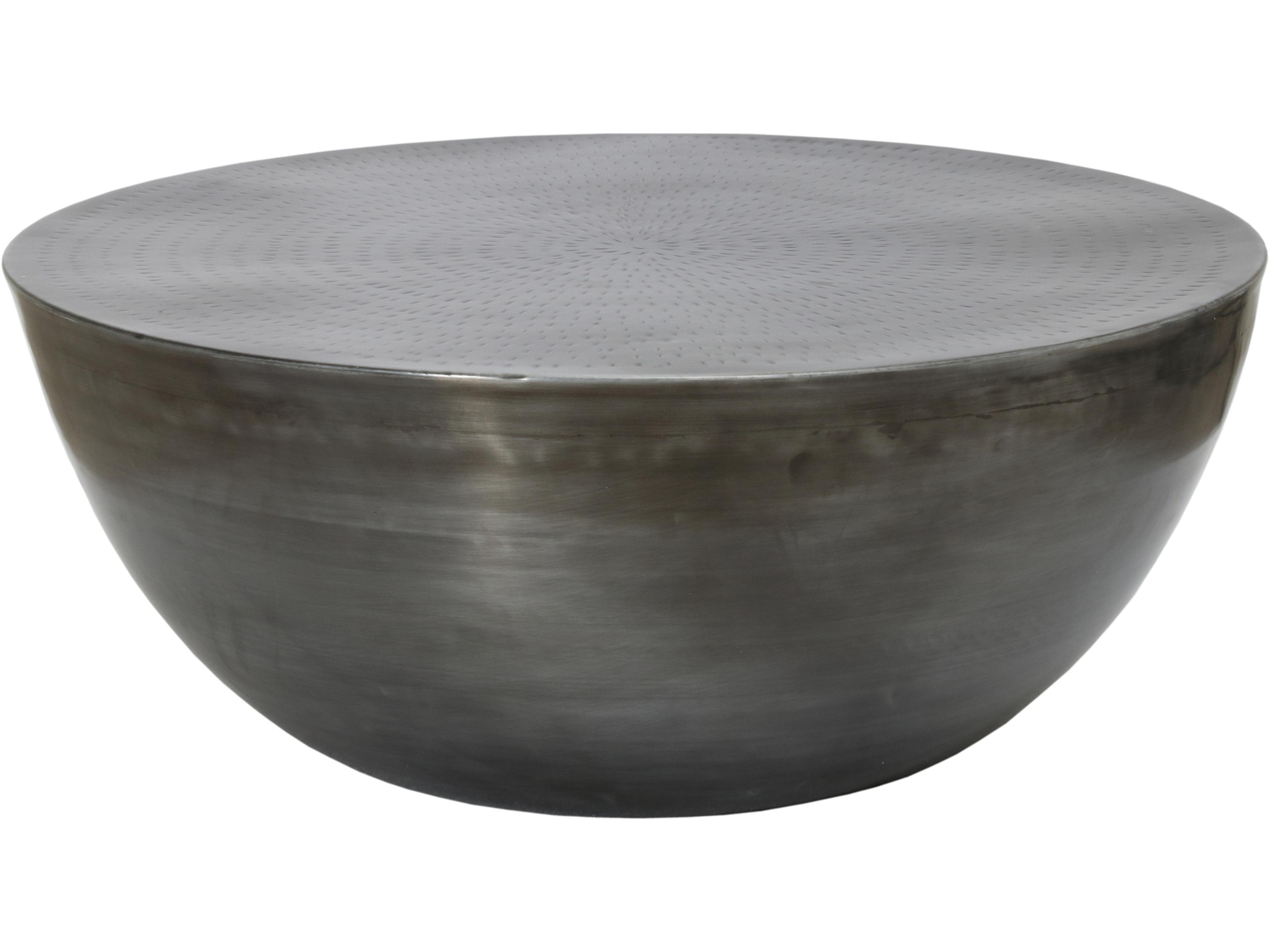 Conga Coffee Table in Antique Zinc