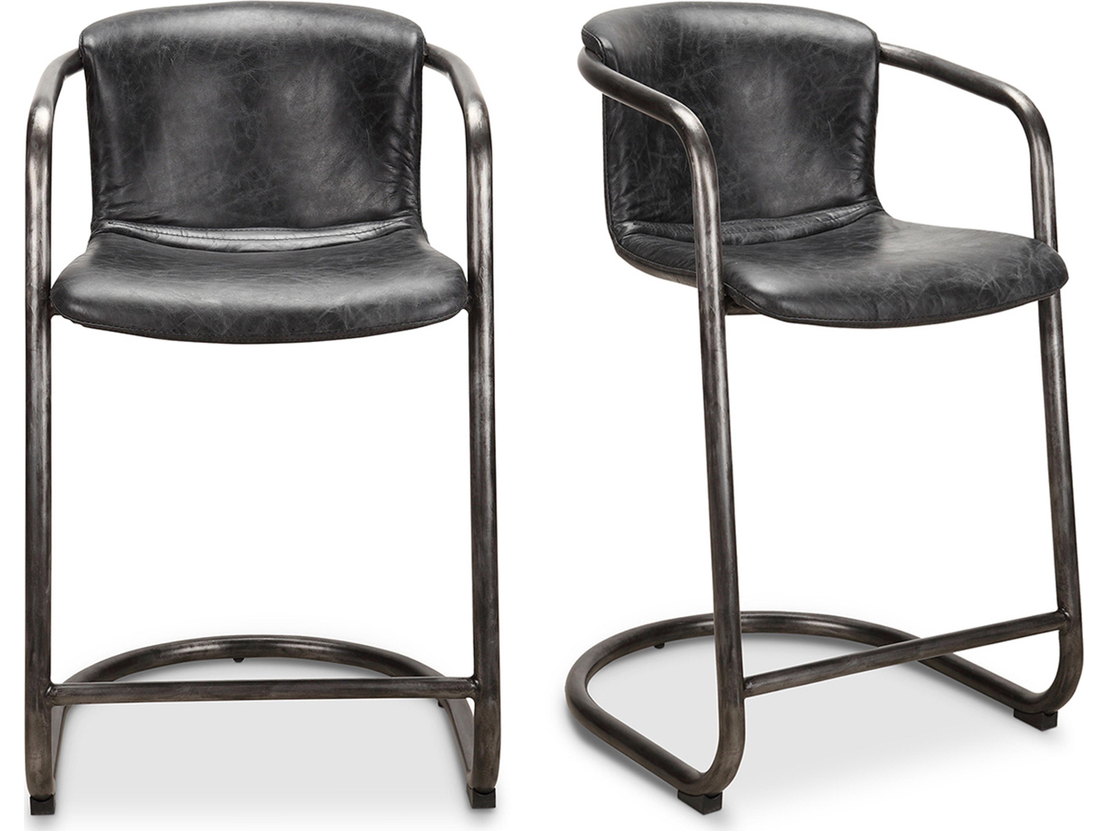 Freeman Counter Stool Set of 2 Modern Industrial