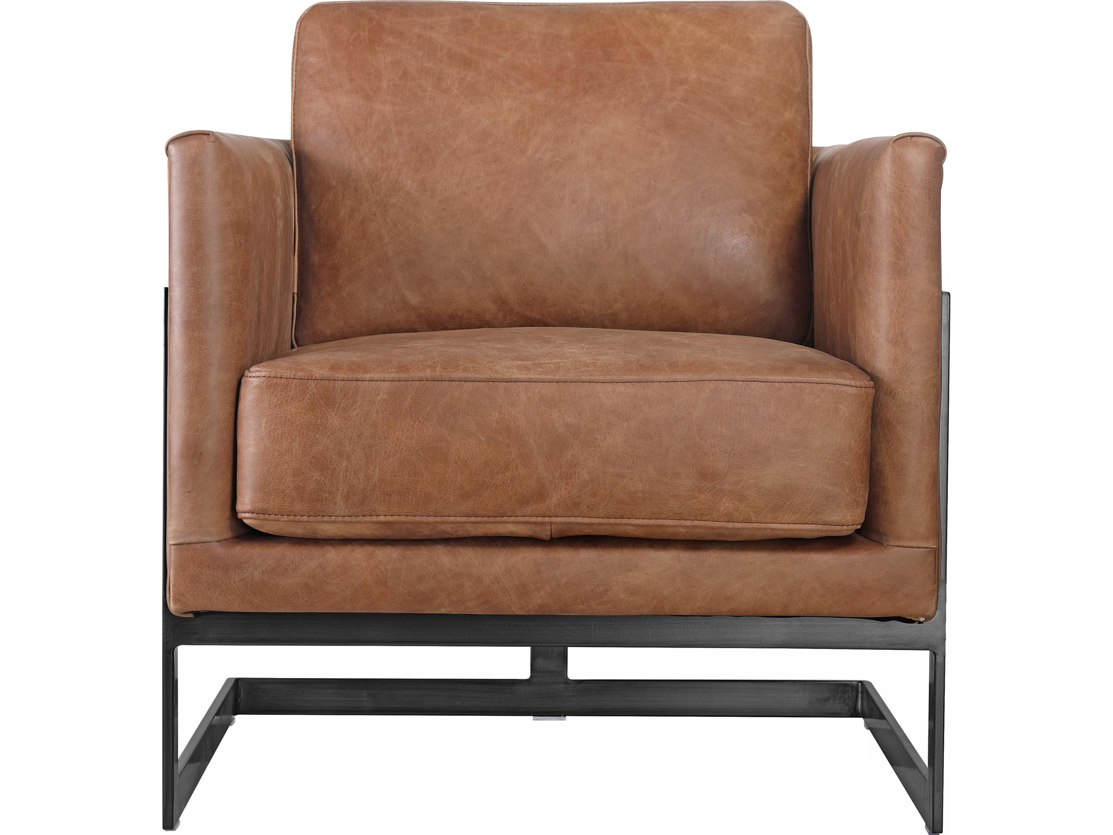 Brown Leather Club Chair