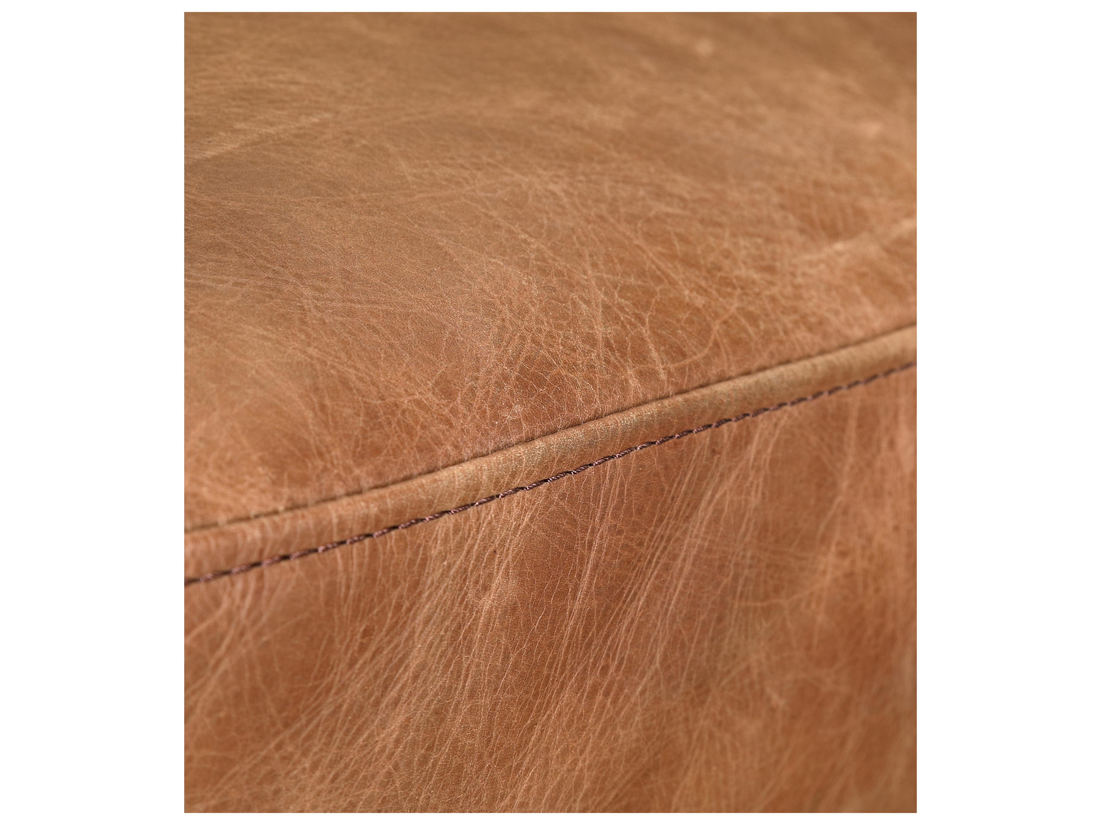 Moe's Home Brown Leather Club Chair